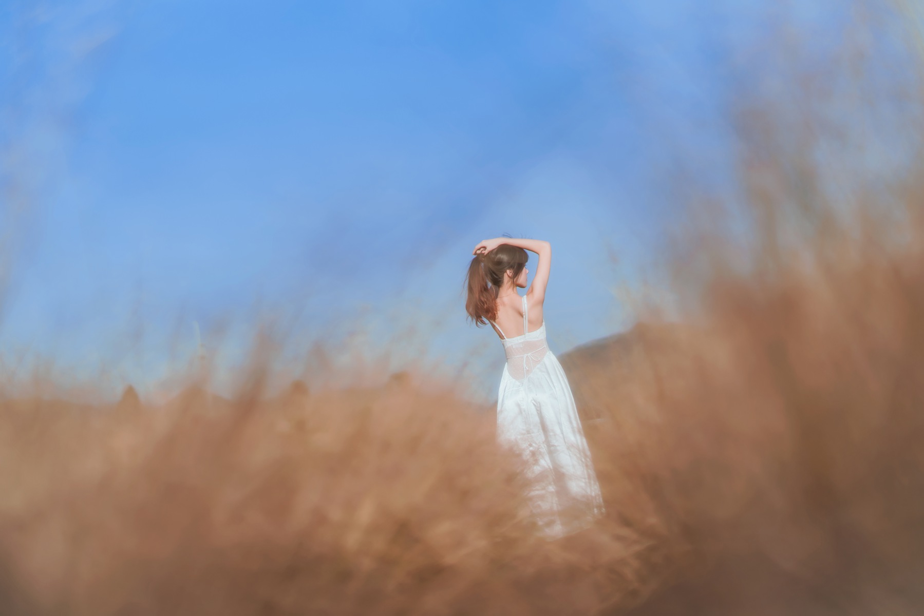 图片[44]-桜桃喵 冬眠 麦田白裙下 [45P] – 速更版-美库