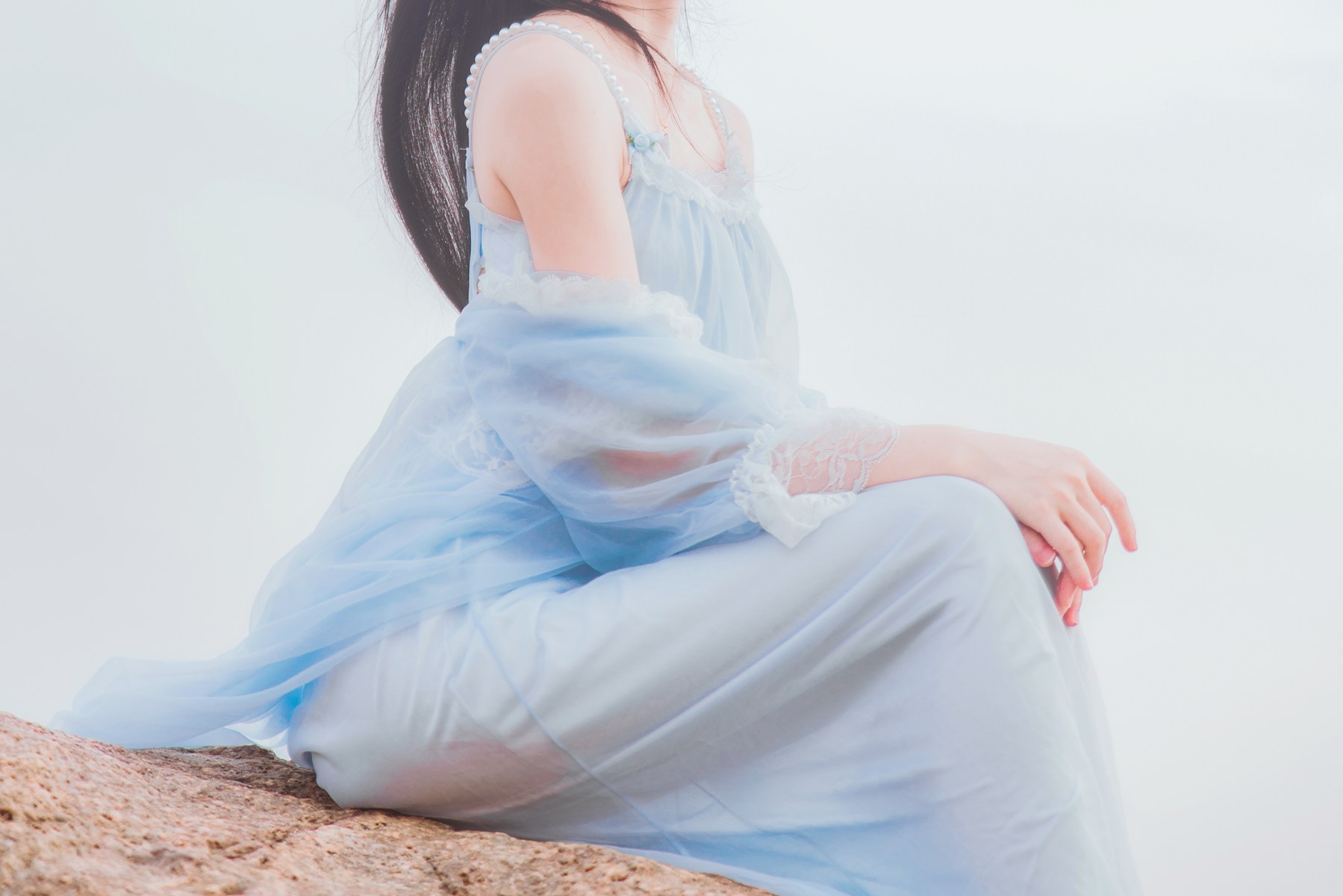 图片[14]-桜桃喵 冬眠 海边长裙 [14P] – 速更版-美库