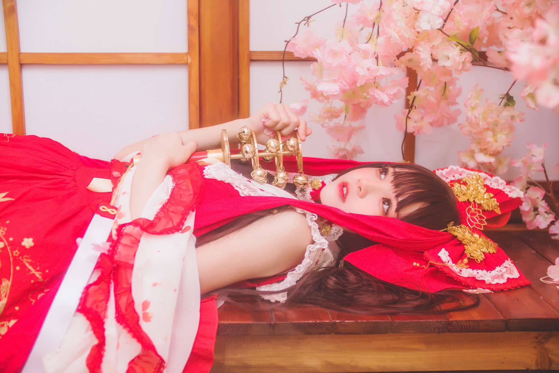 图片[26]-桜桃喵 灵梦 [45P] – 速更版-美库