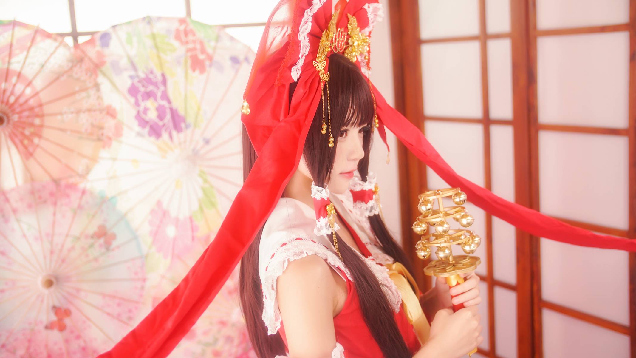 图片[37]-桜桃喵 灵梦 [45P] – 速更版-美库