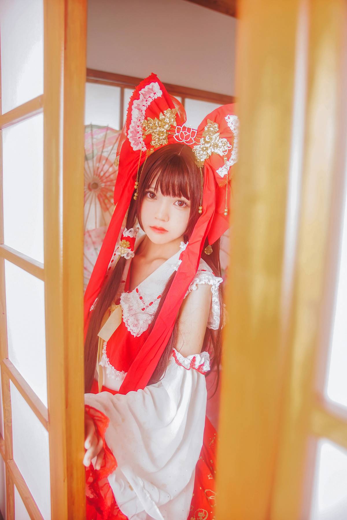 图片[43]-桜桃喵 灵梦 [45P] – 速更版-美库