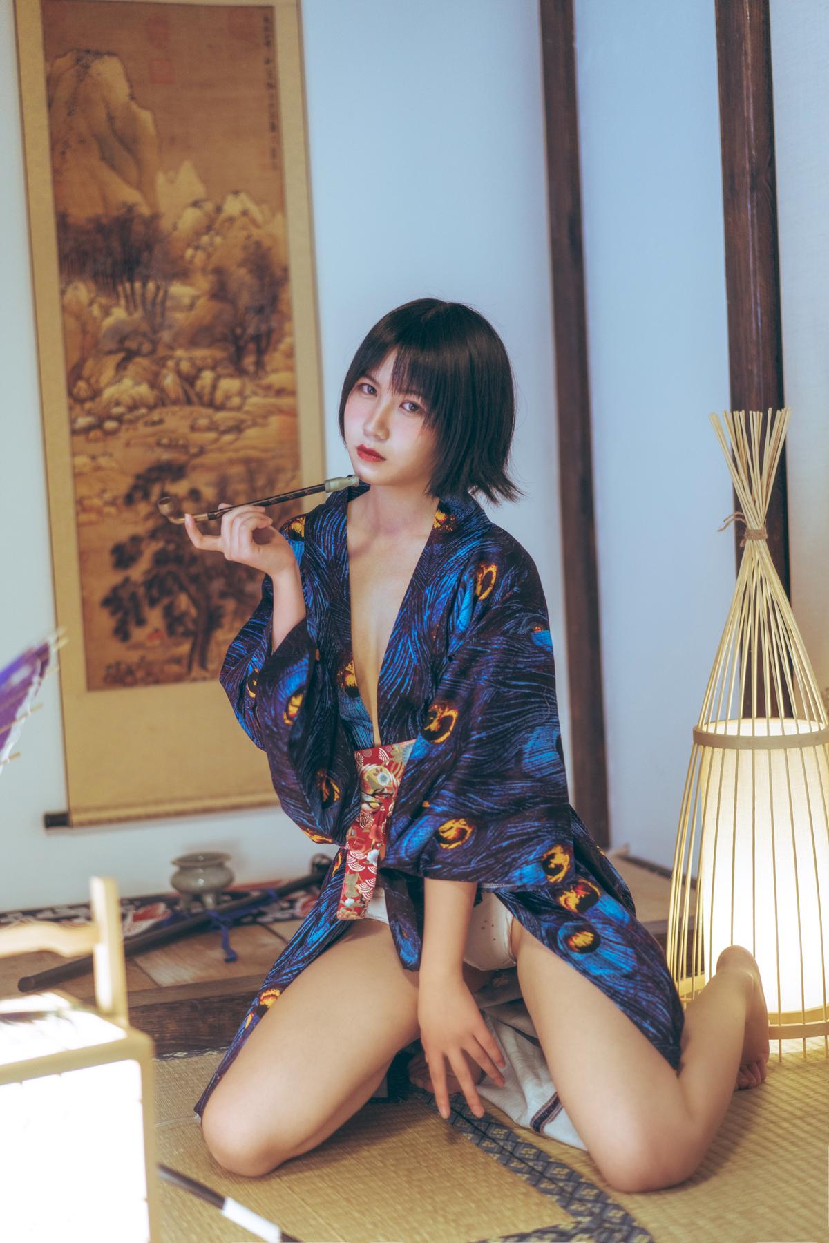 图片[10]-逐月Su 孔雀和服 [39P] – 速更版-美库