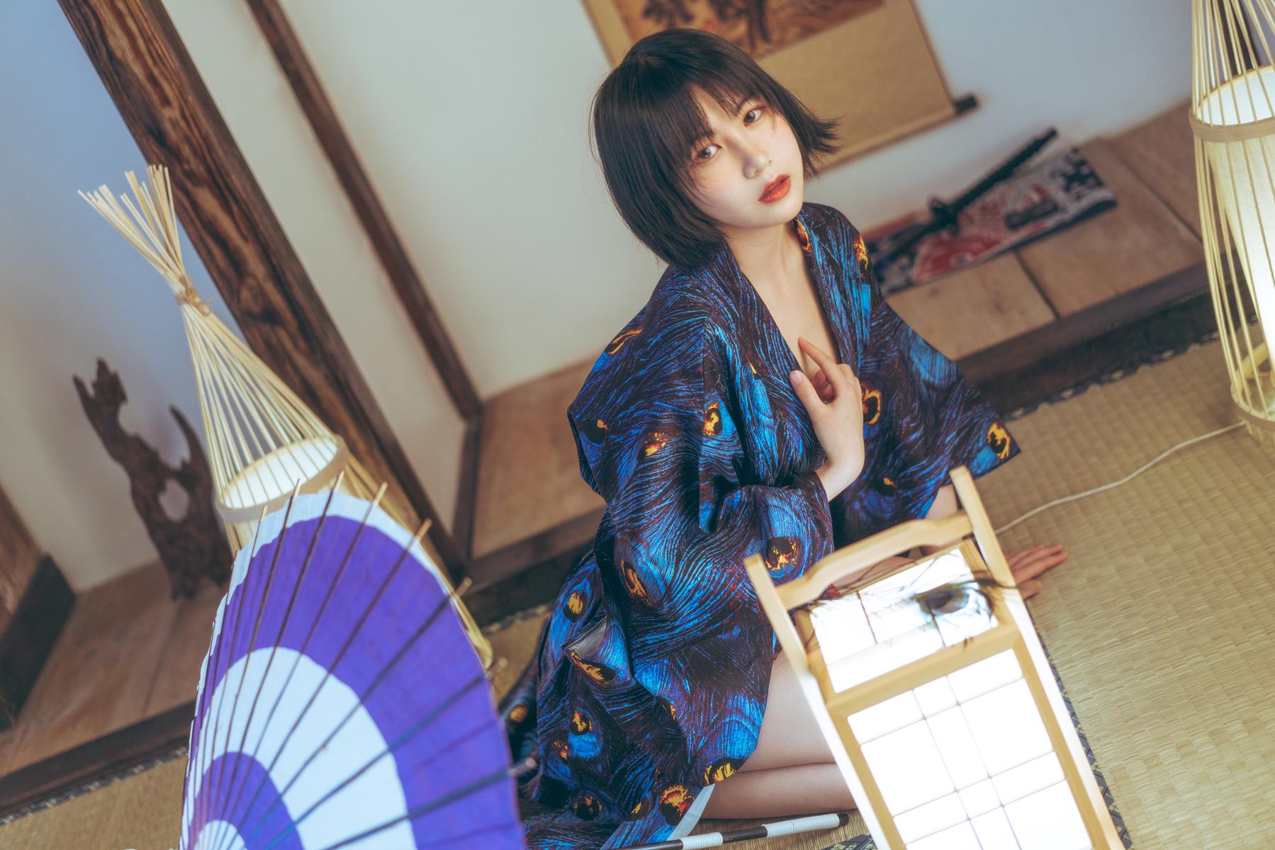 图片[14]-逐月Su 孔雀和服 [39P] – 速更版-美库