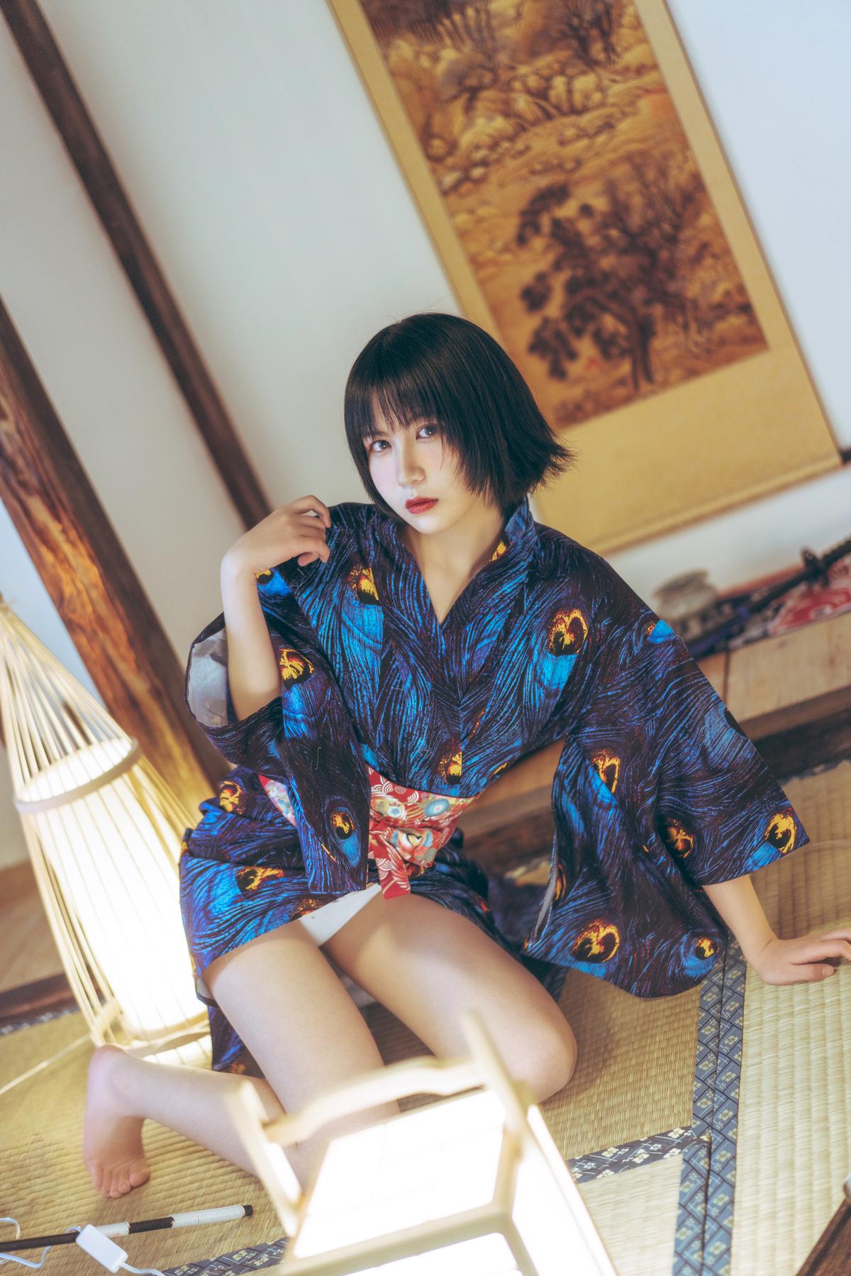 图片[15]-逐月Su 孔雀和服 [39P] – 速更版-美库