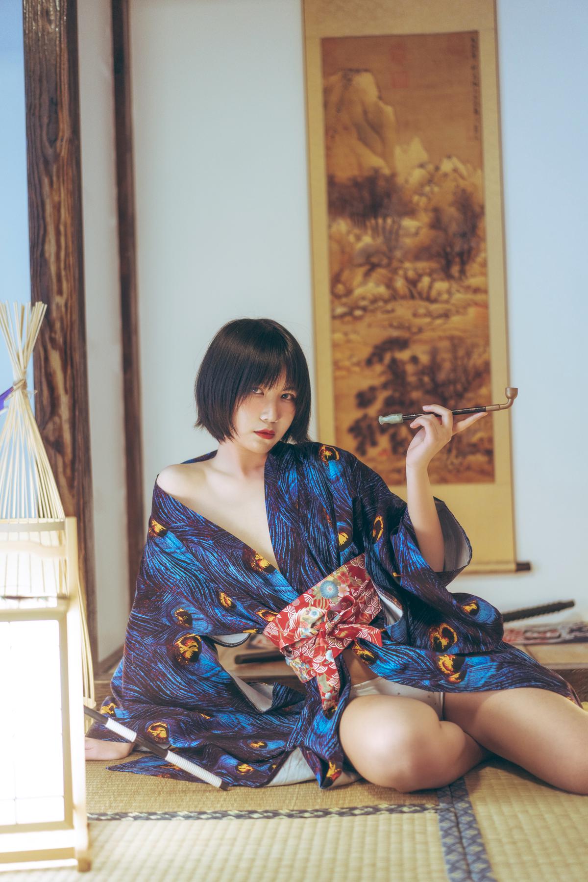 图片[16]-逐月Su 孔雀和服 [39P] – 速更版-美库