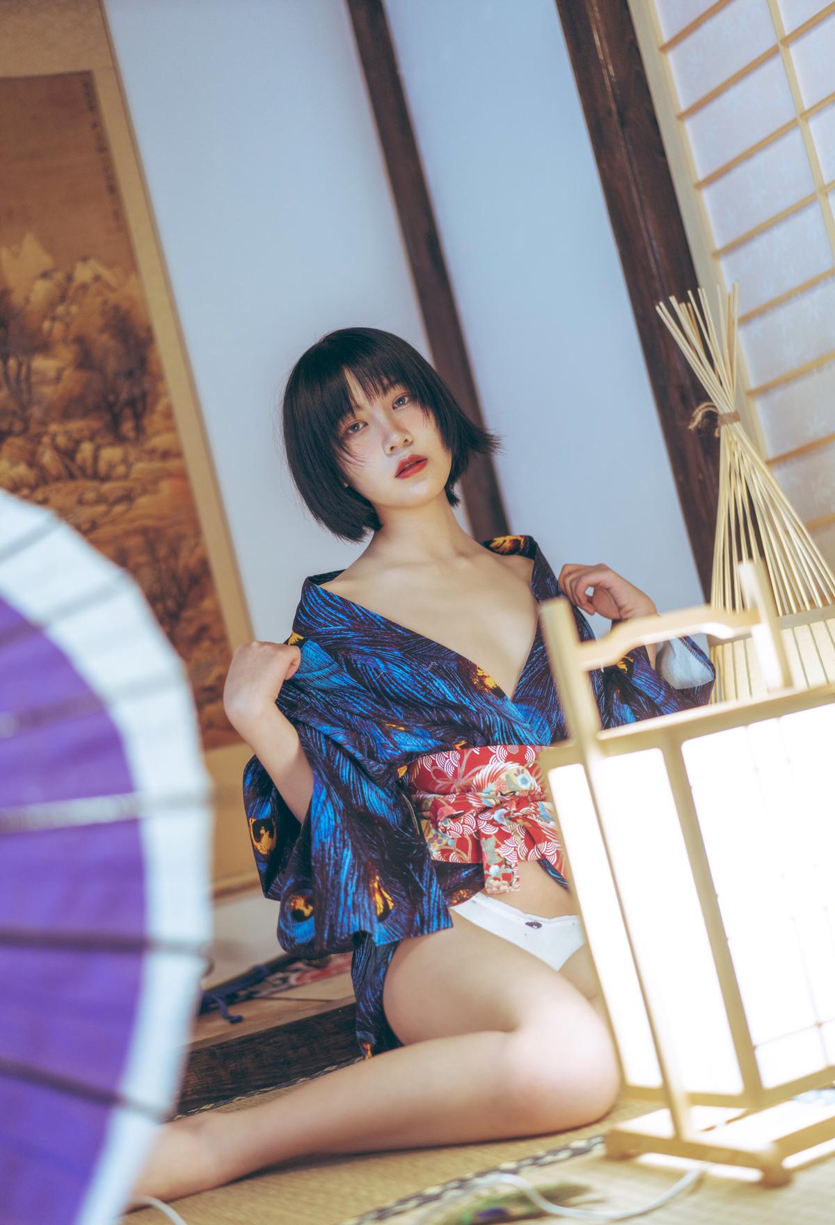 图片[20]-逐月Su 孔雀和服 [39P] – 速更版-美库