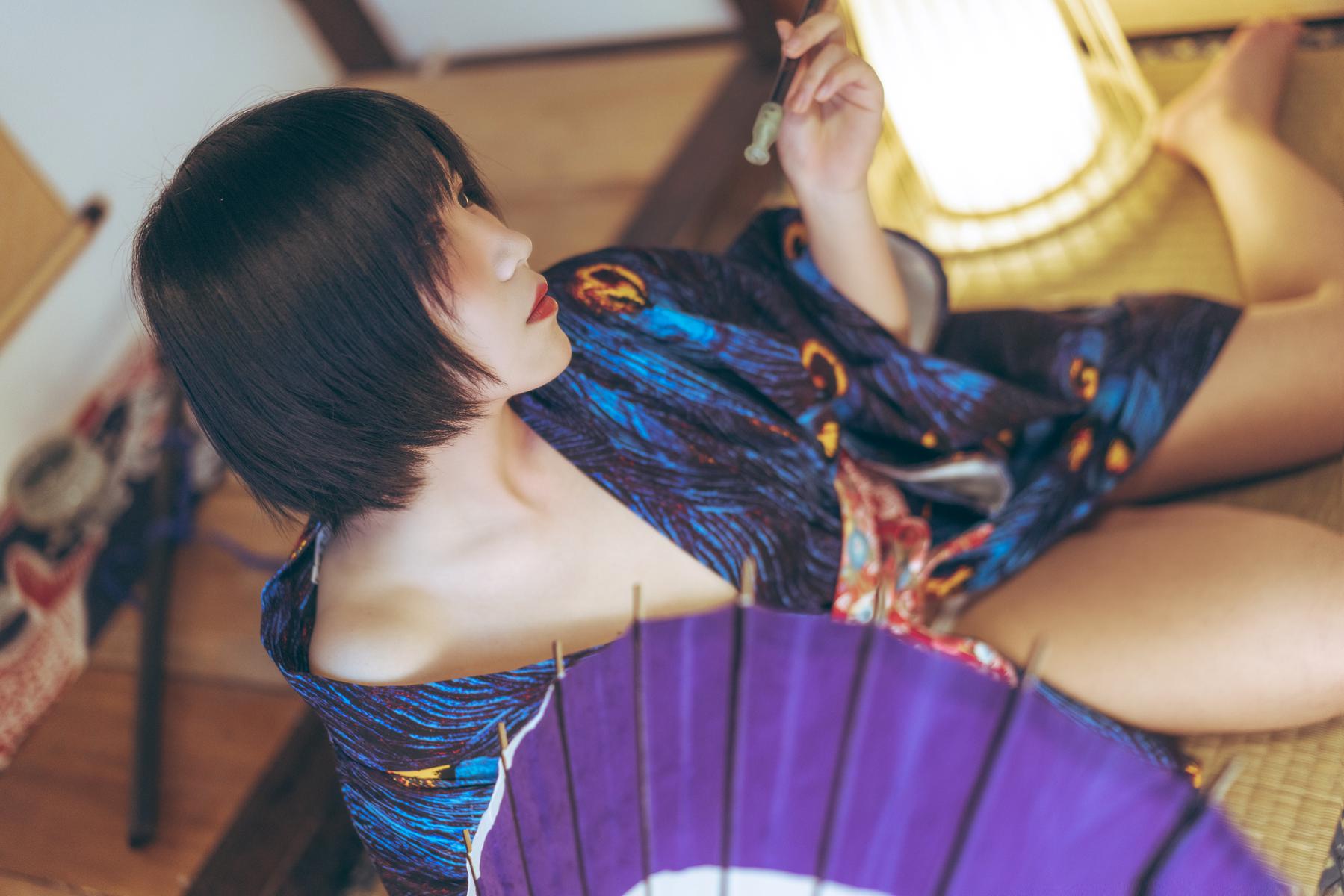 图片[24]-逐月Su 孔雀和服 [39P] – 速更版-美库