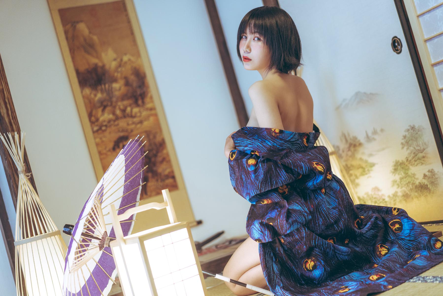 图片[32]-逐月Su 孔雀和服 [39P] – 速更版-美库