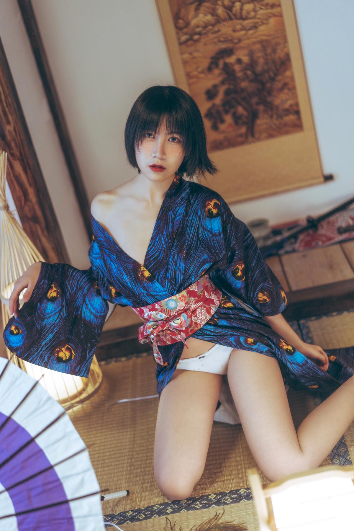 图片[33]-逐月Su 孔雀和服 [39P] – 速更版-美库