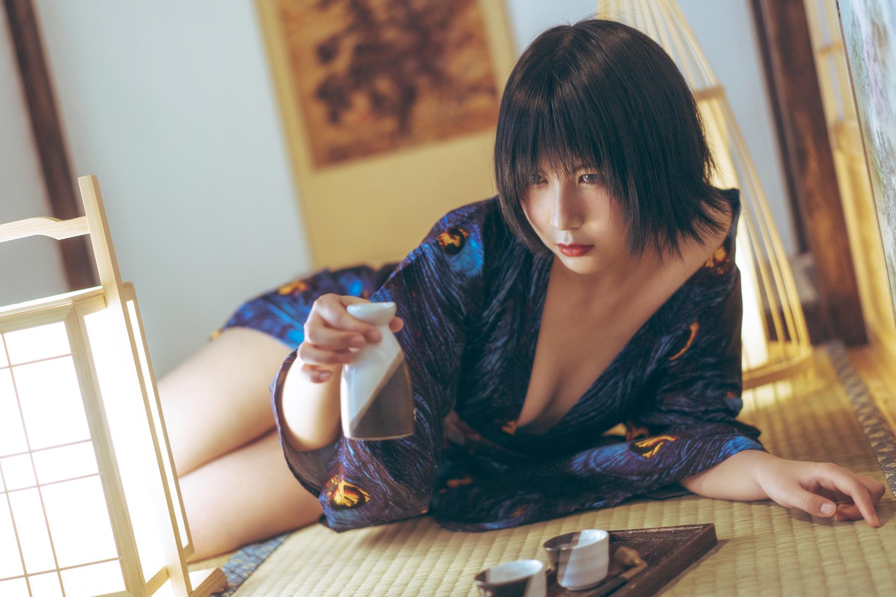 图片[39]-逐月Su 孔雀和服 [39P] – 速更版-美库