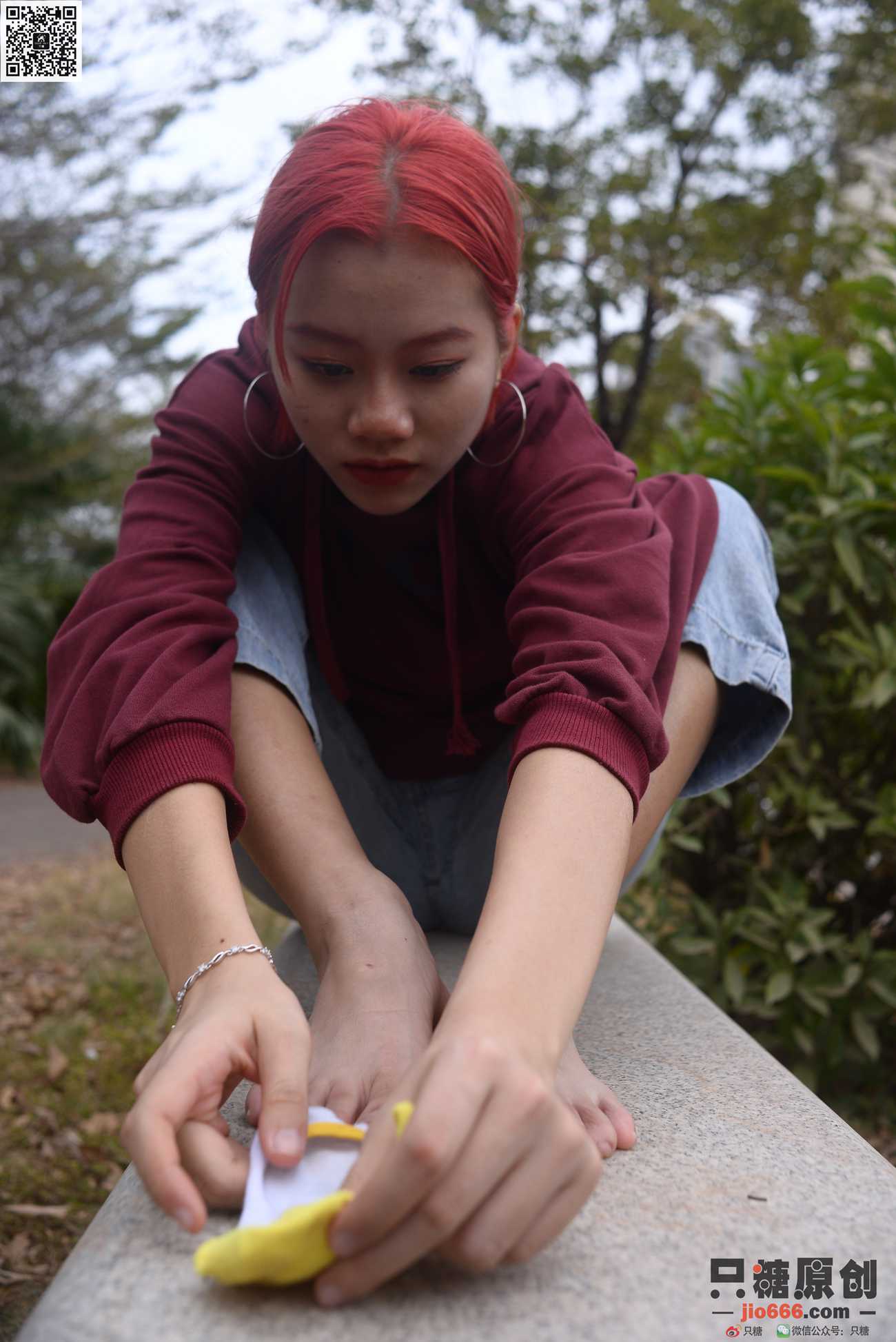 图片[96]-[只糖棉袜]NO.166 彤彤 尘埃里的花朵[211P] – 速更版-美库