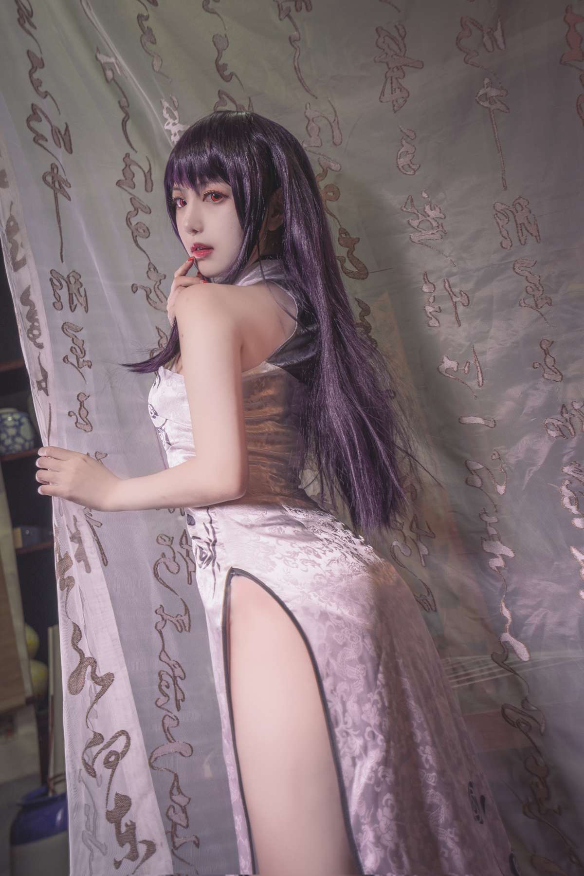 图片[10]-Shika小鹿鹿 学姐旗袍[11P] – 速更版-美库