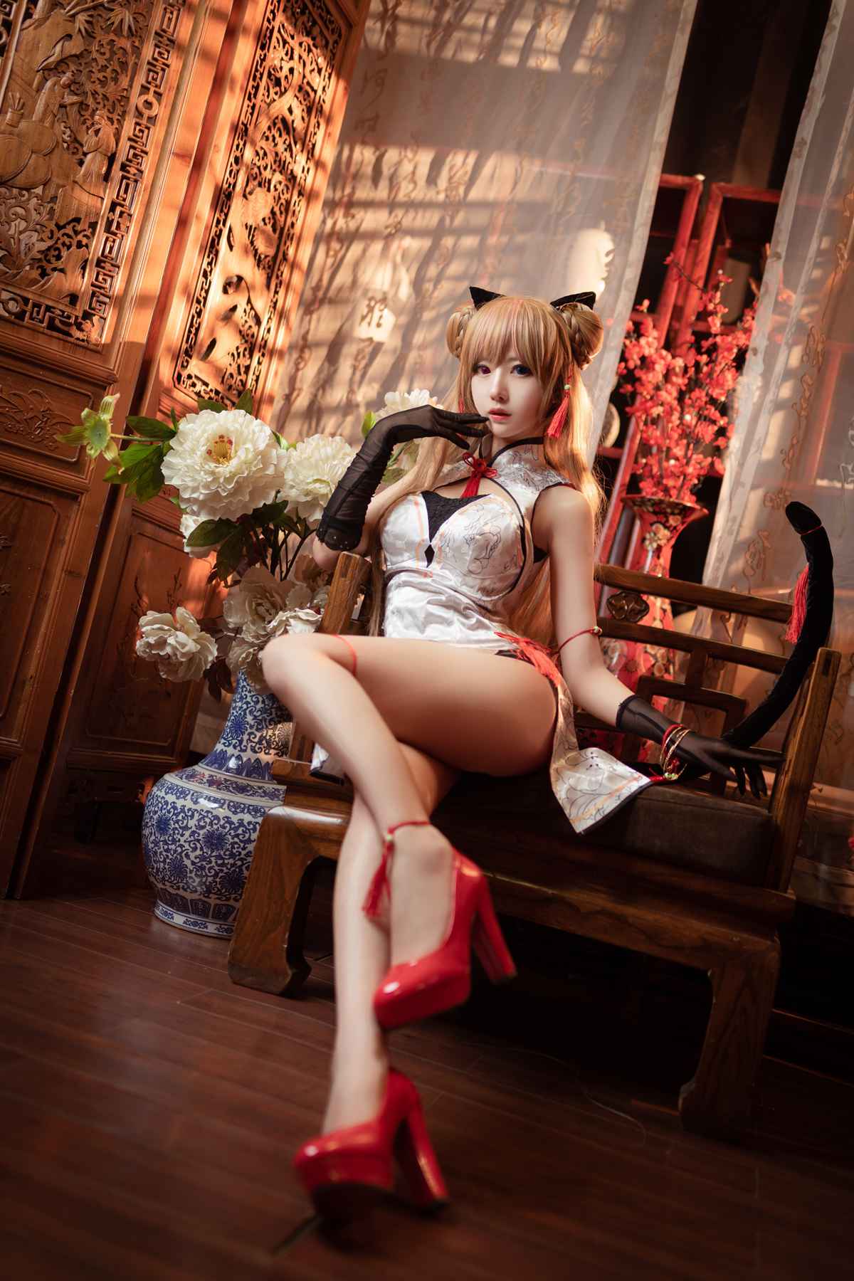 图片[17]-Shika小鹿鹿 蜂糖花 [20P] – 速更版-美库