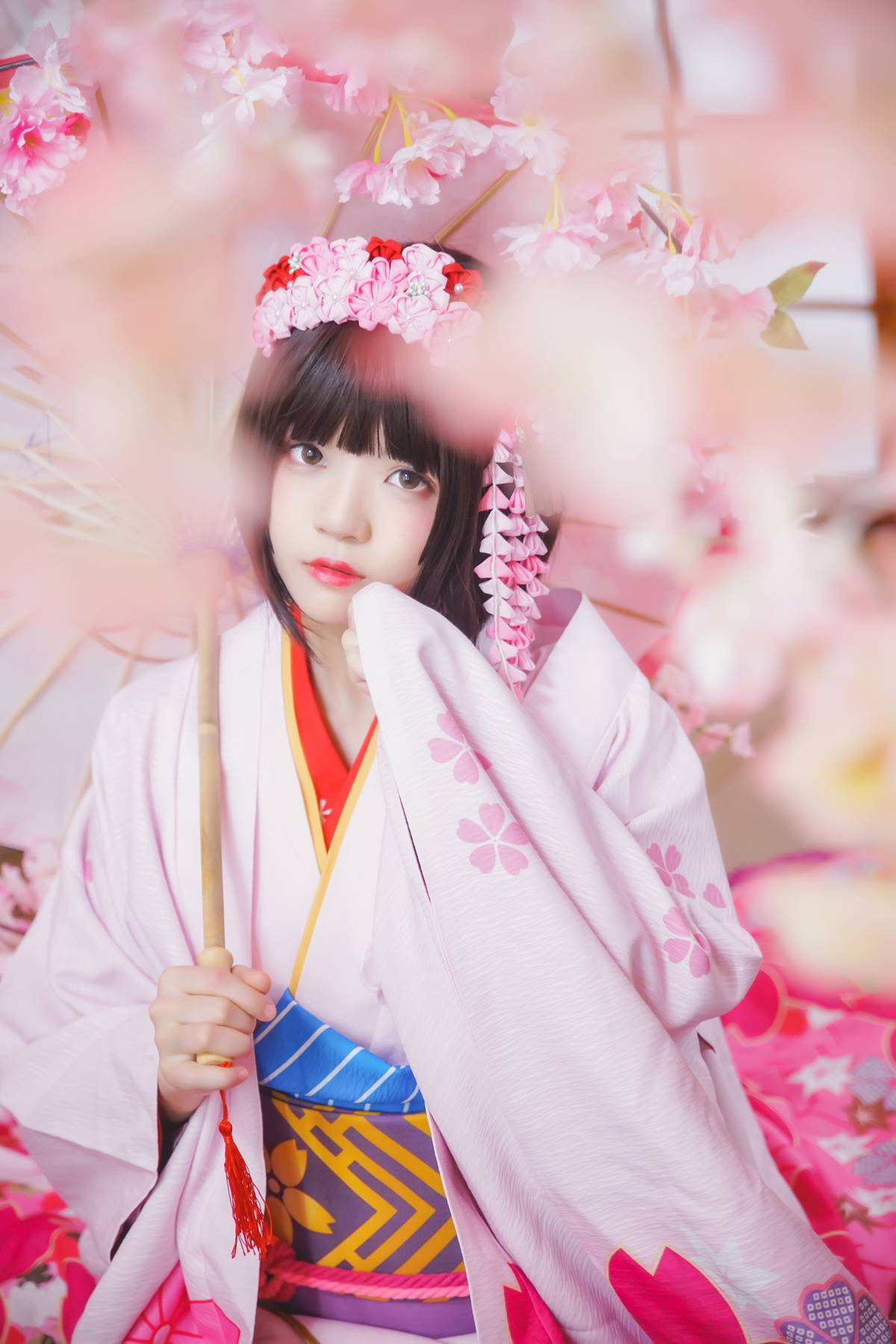 图片[19]-桜桃喵 加藤惠 和服 [23P] – 速更版-美库