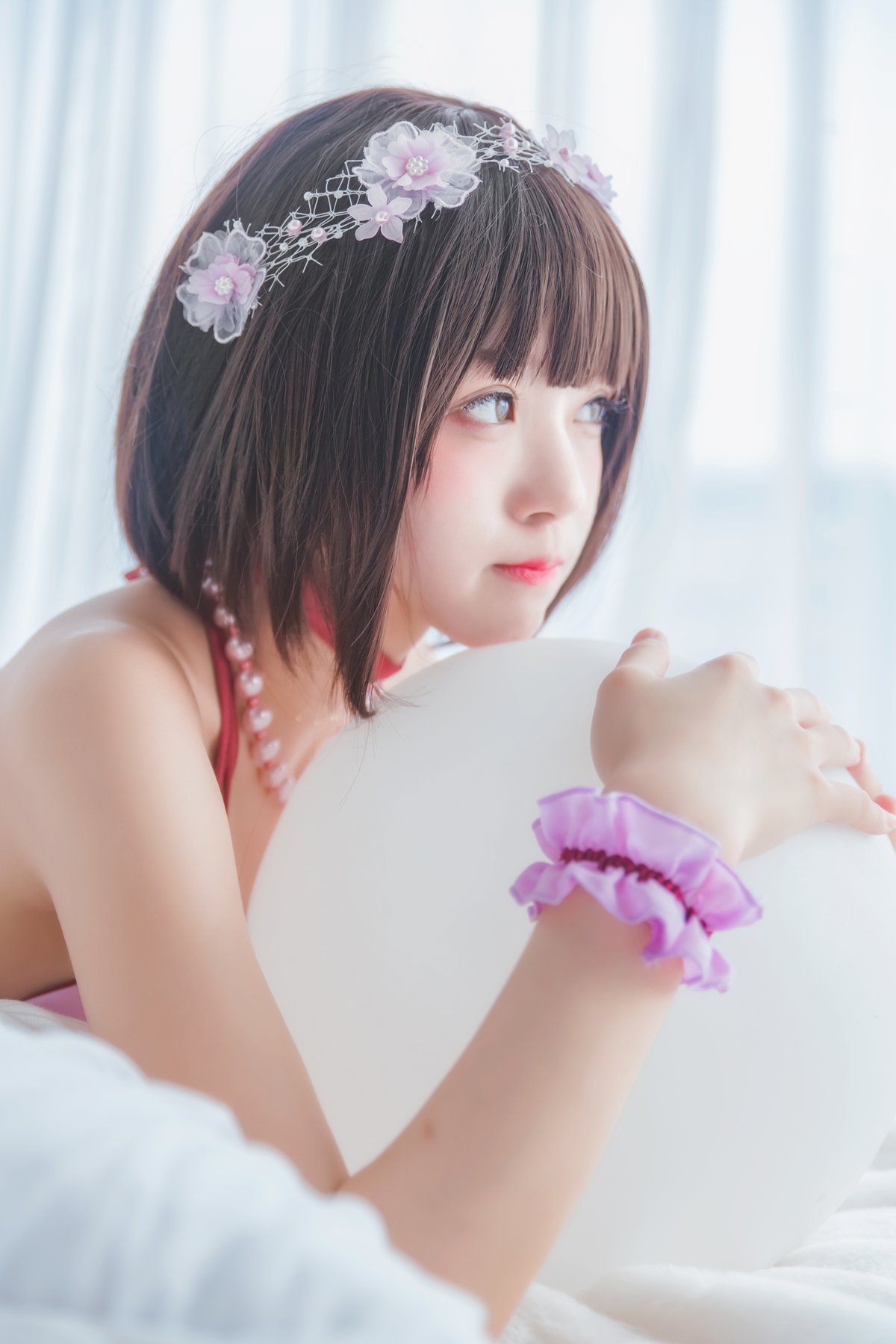 图片[14]-桜桃喵 加藤惠 小睡裙 [38P] – 速更版-美库