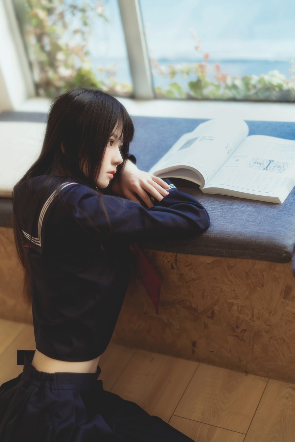 图片[24]-桜桃喵 小小少女 黑色水手服 [50P] – 速更版-美库