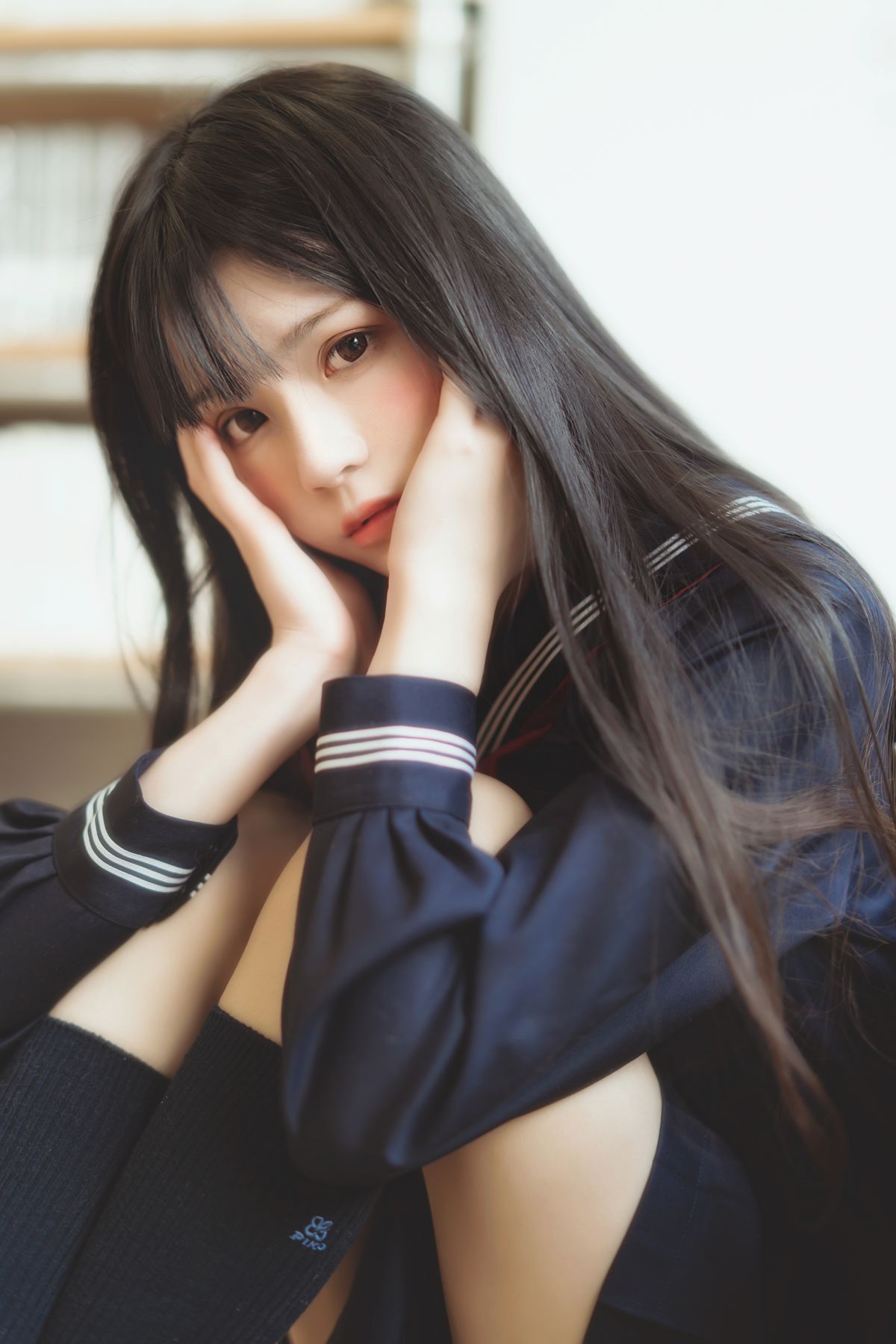 图片[30]-桜桃喵 小小少女 黑色水手服 [50P] – 速更版-美库