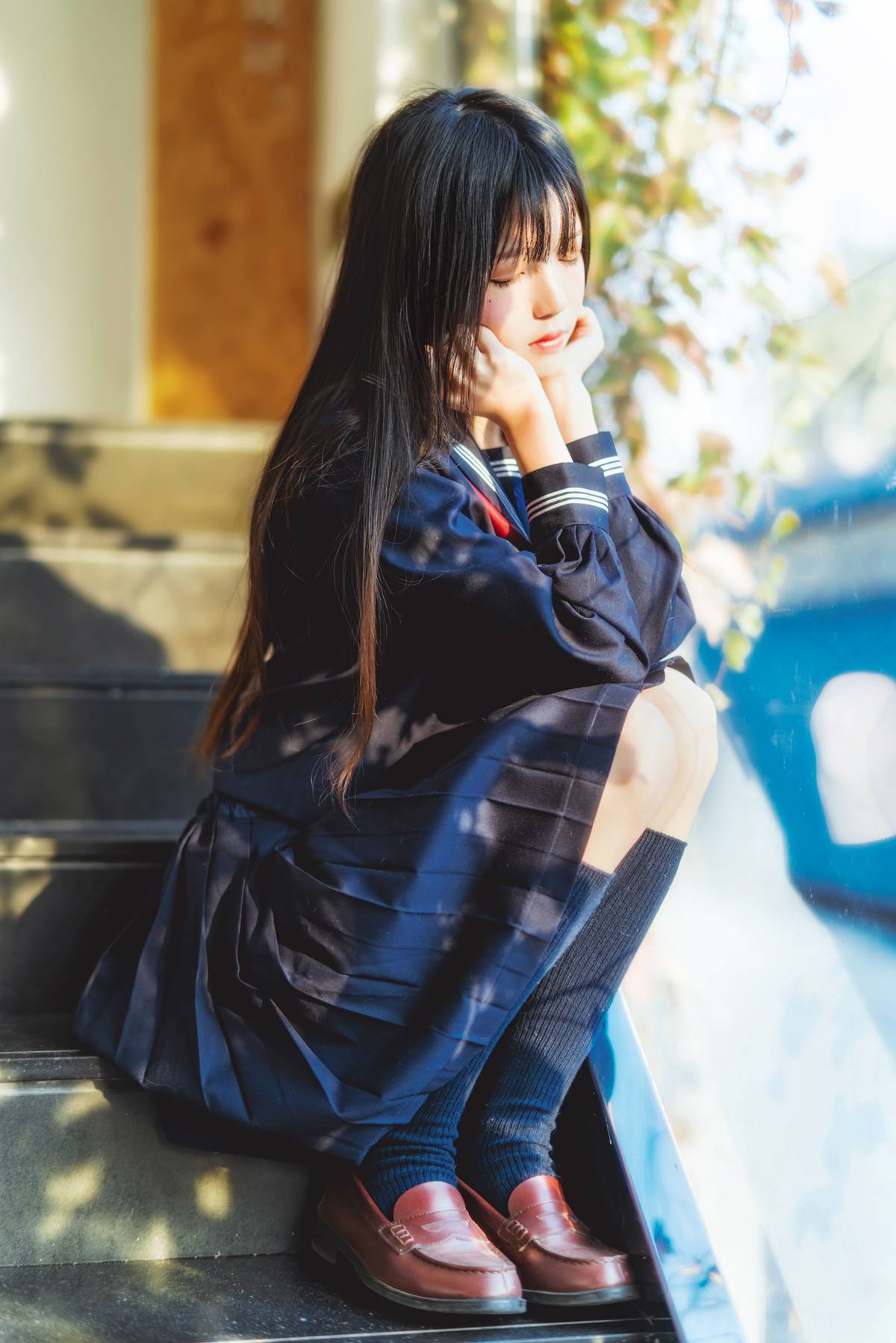 图片[40]-桜桃喵 小小少女 黑色水手服 [50P] – 速更版-美库