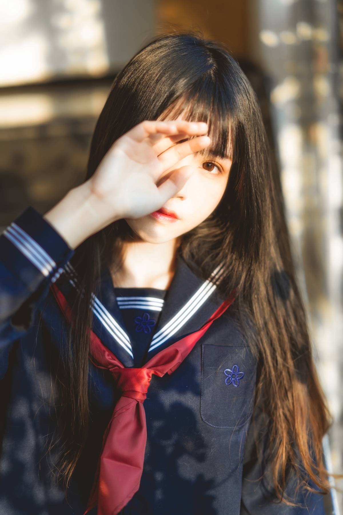 图片[42]-桜桃喵 小小少女 黑色水手服 [50P] – 速更版-美库