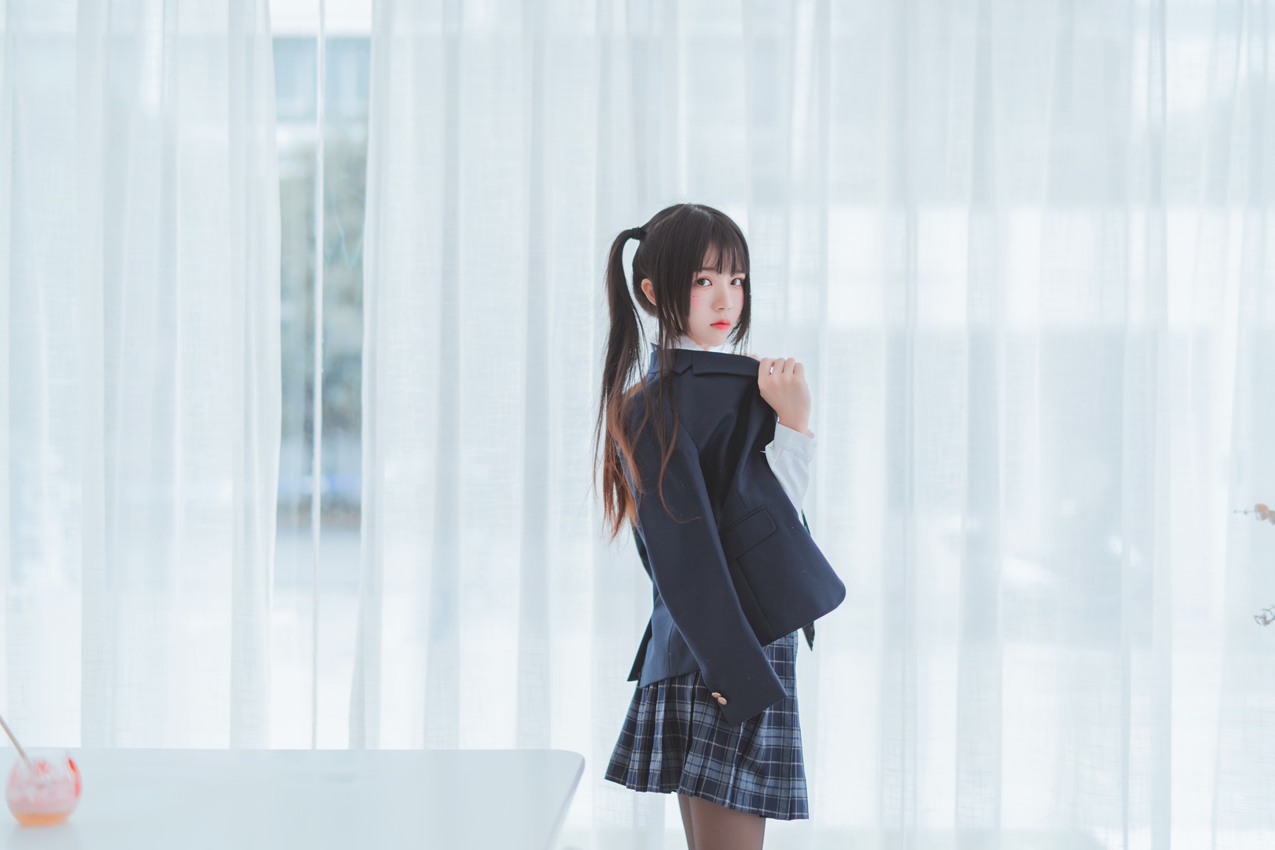 图片[41]-桜桃喵 冬制服 [45P] – 速更版-美库