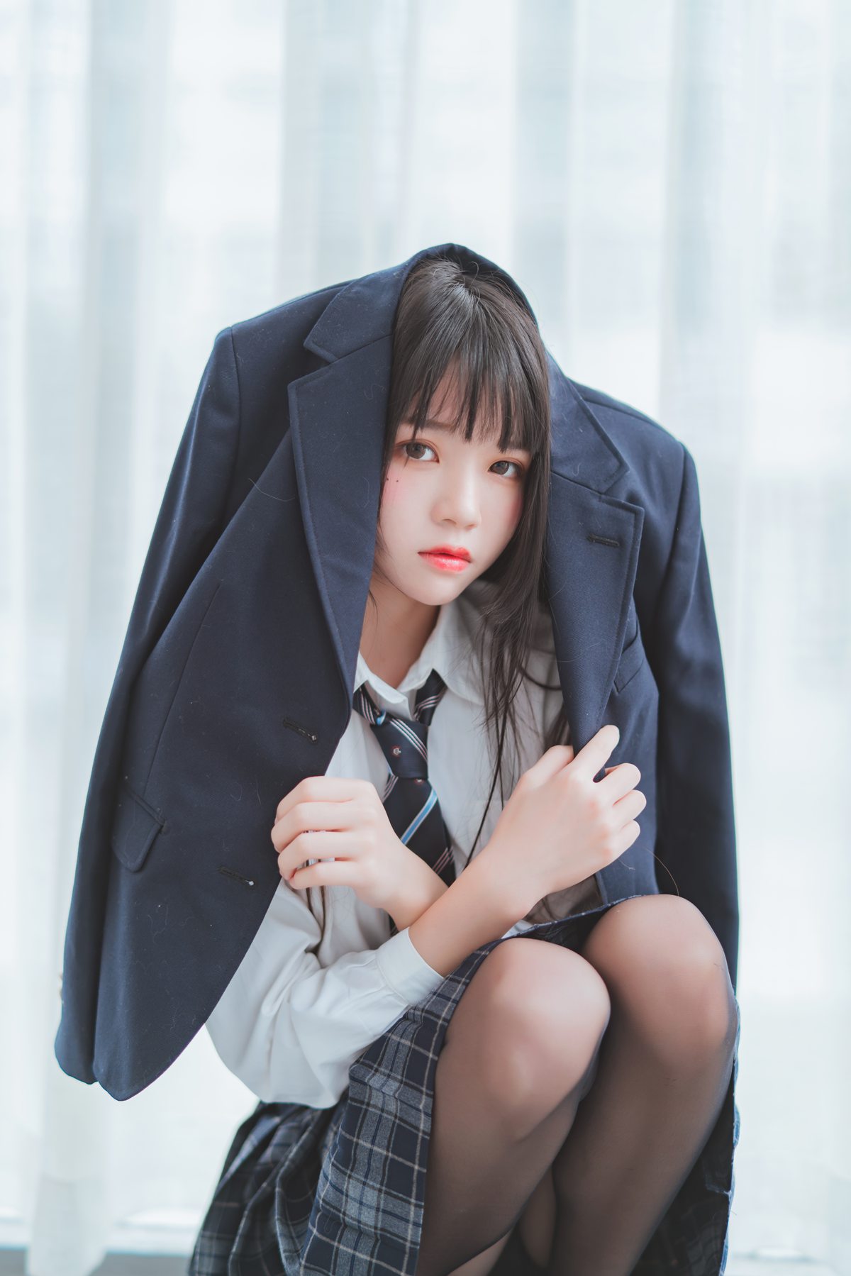 图片[43]-桜桃喵 冬制服 [45P] – 速更版-美库