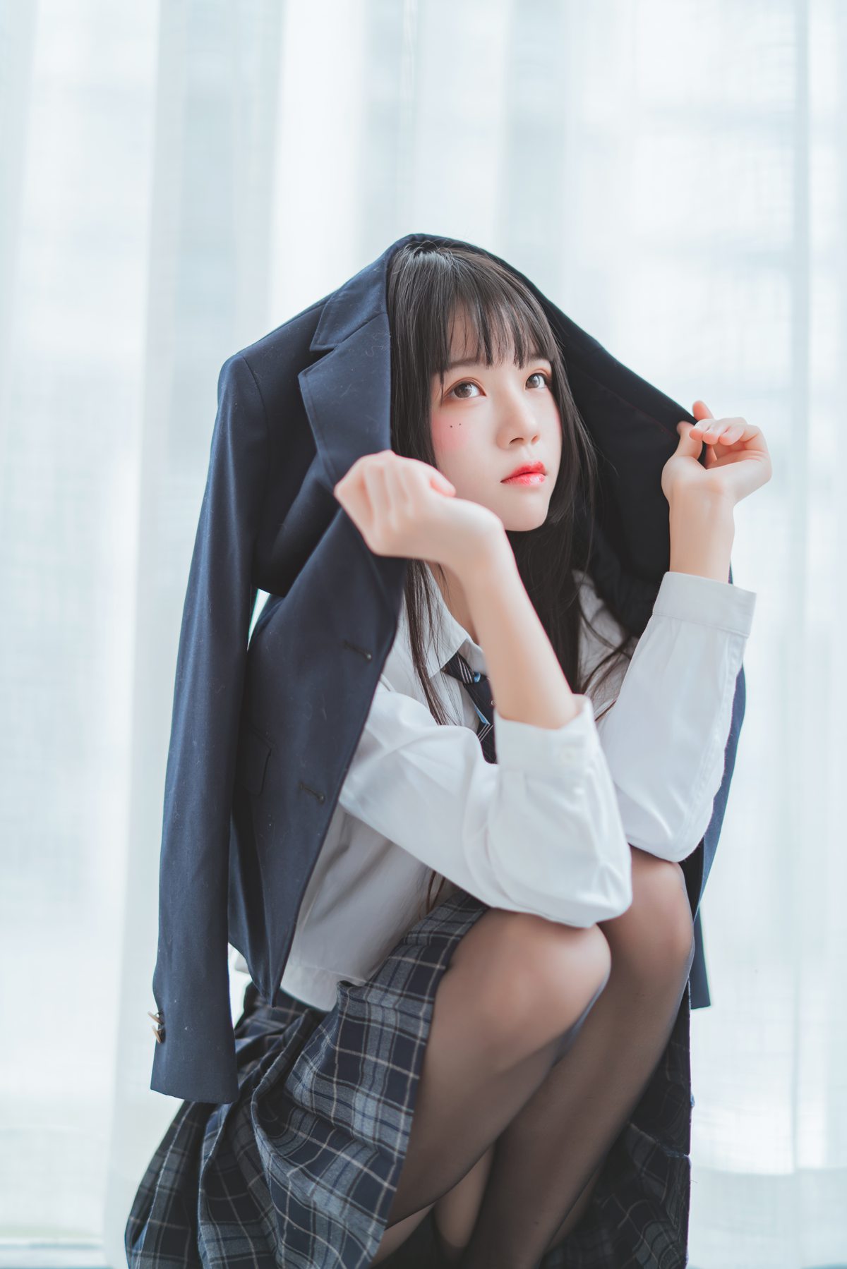 图片[44]-桜桃喵 冬制服 [45P] – 速更版-美库