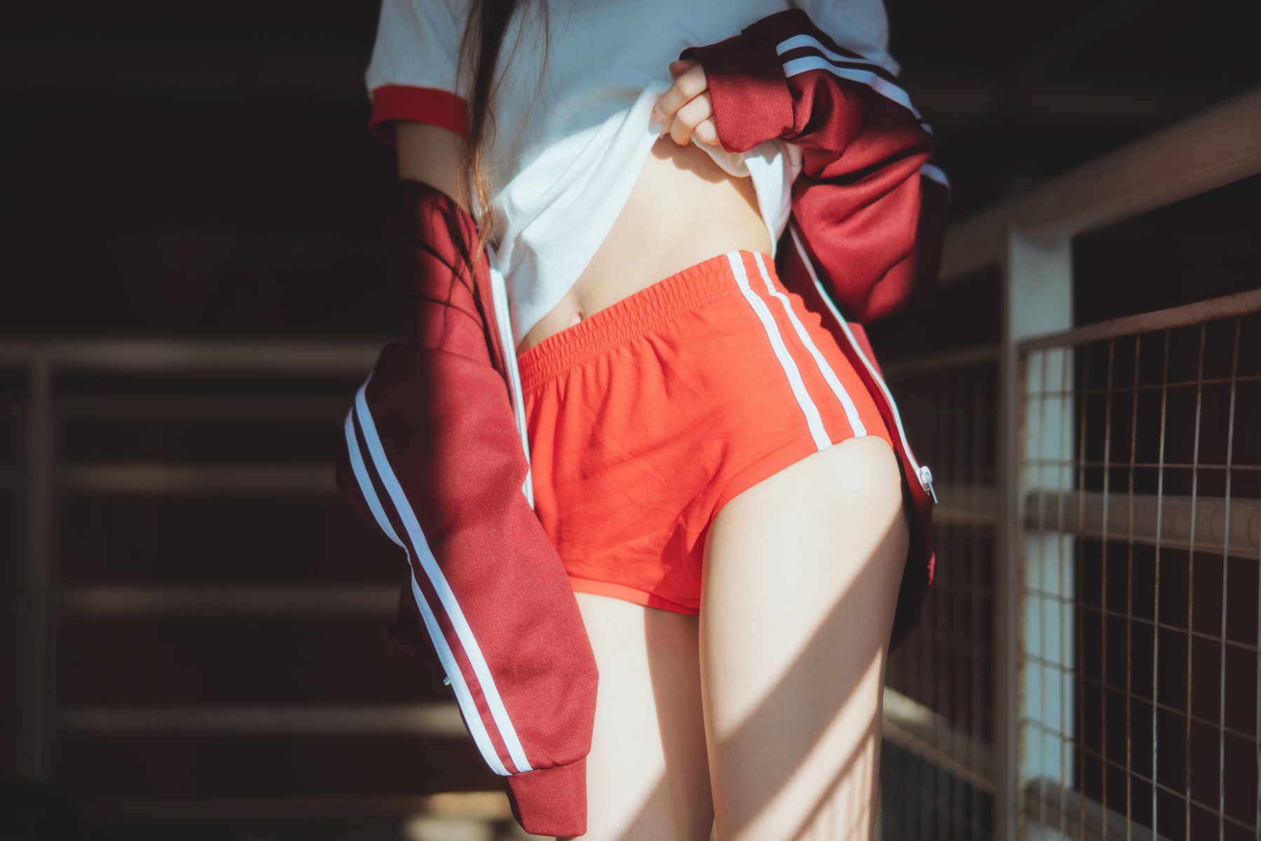 图片[45]-桜桃喵 红色体操服 [44P] – 速更版-美库