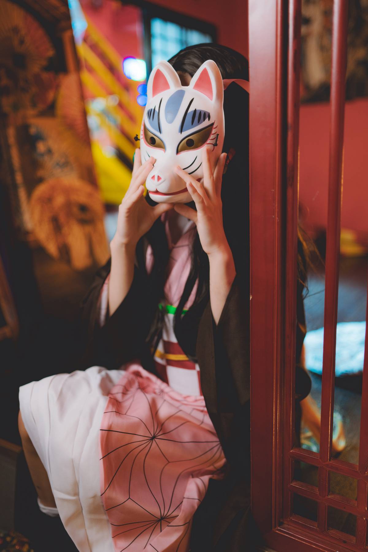 图片[22]-桜桃喵 灶门祢豆子 [21P] – 速更版-美库