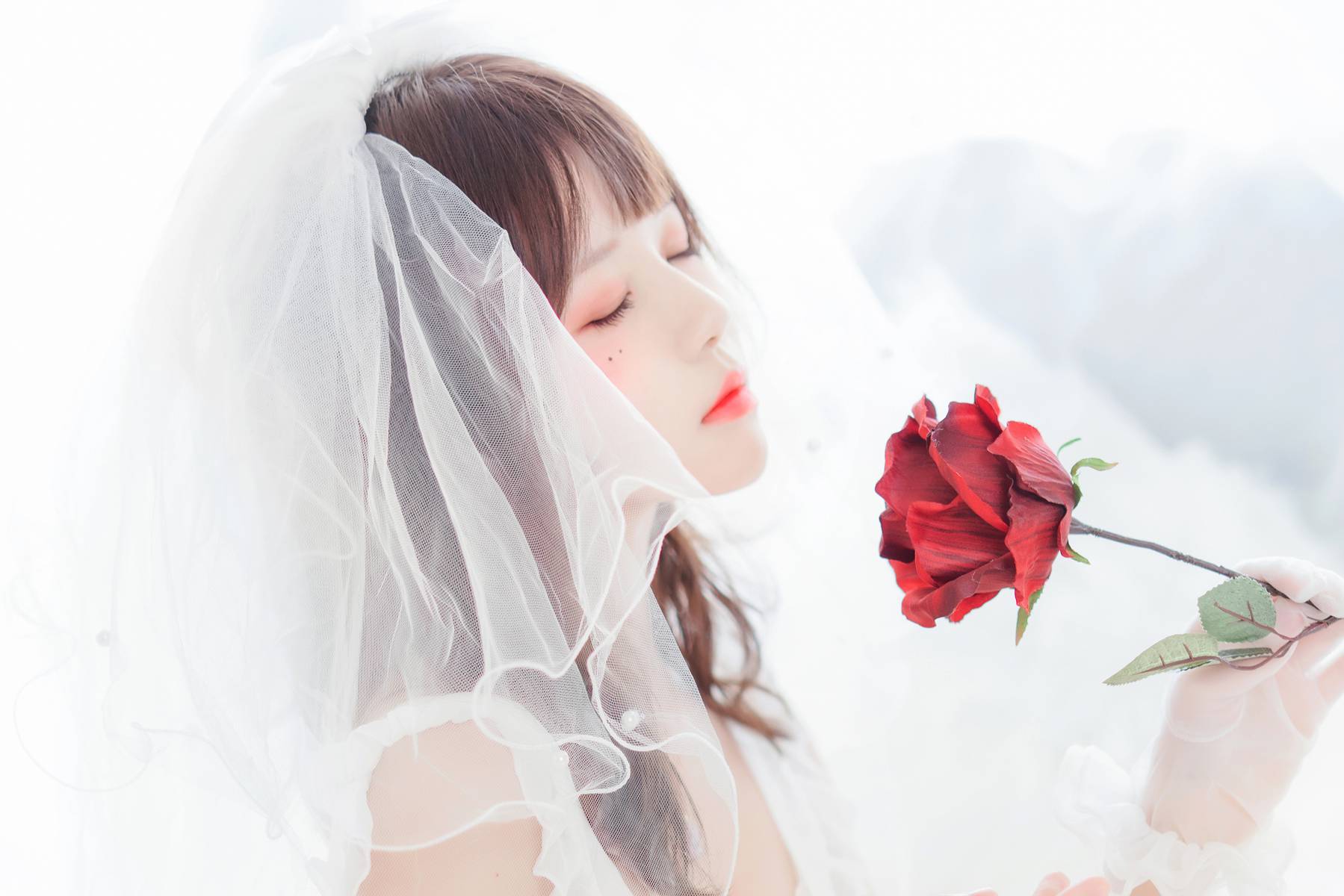 图片[26]-桜桃喵 轻纱 下 [34P] – 速更版-美库