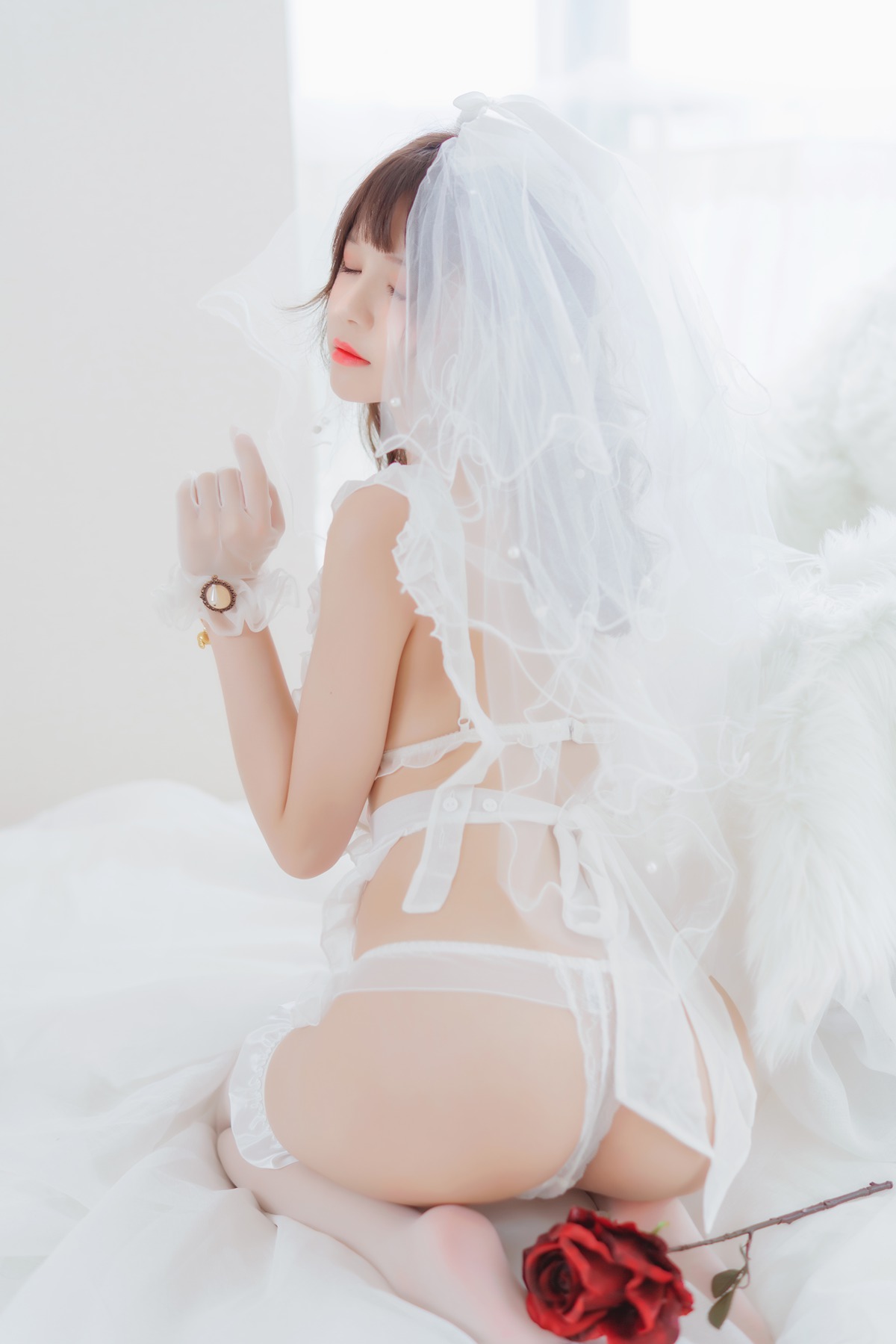 图片[32]-桜桃喵 轻纱 下 [34P] – 速更版-美库