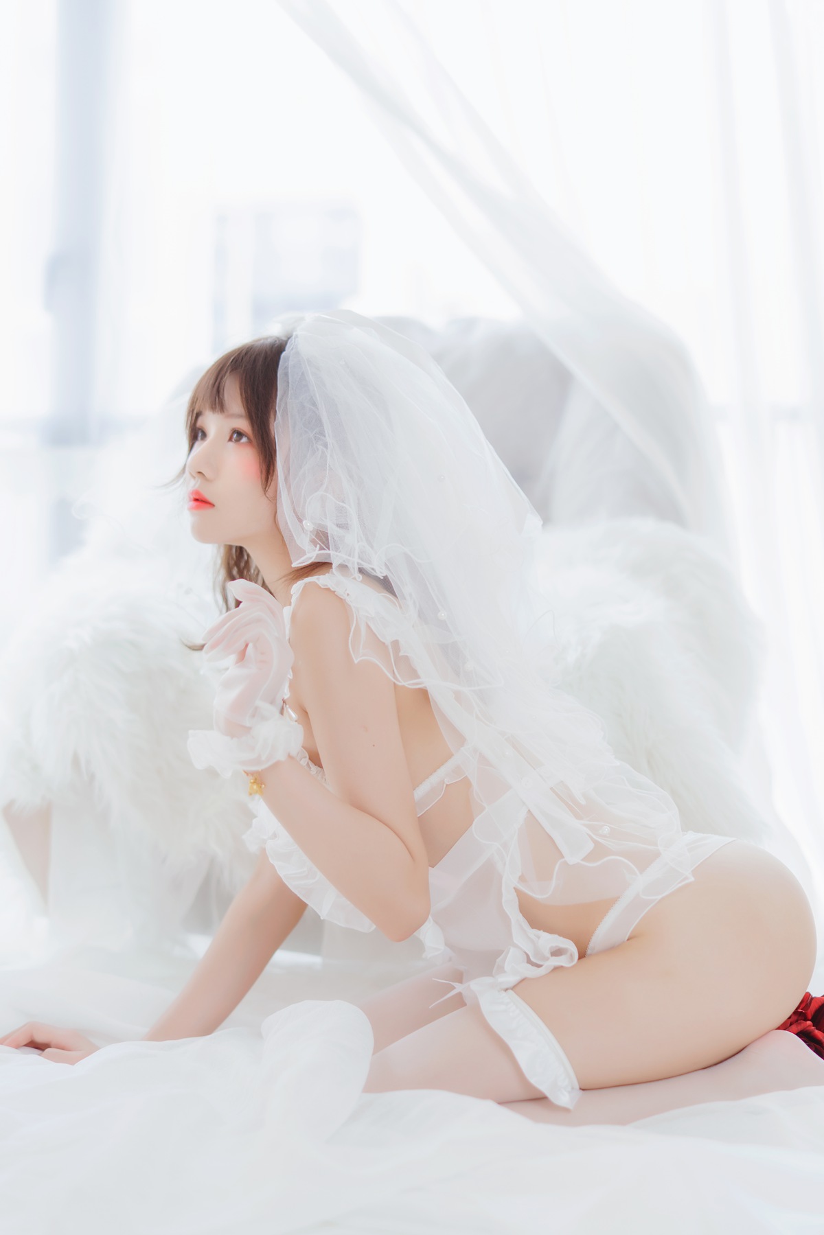 图片[34]-桜桃喵 轻纱 下 [34P] – 速更版-美库