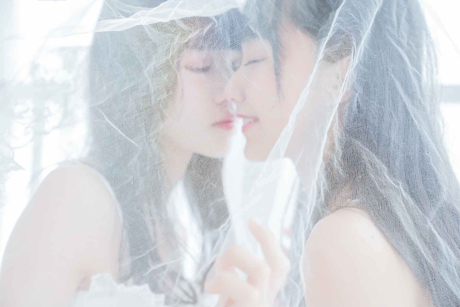 图片[38]-桜桃喵 & 木绵绵OwO –  朝(白裙×白裙) [58P] – 速更版-美库