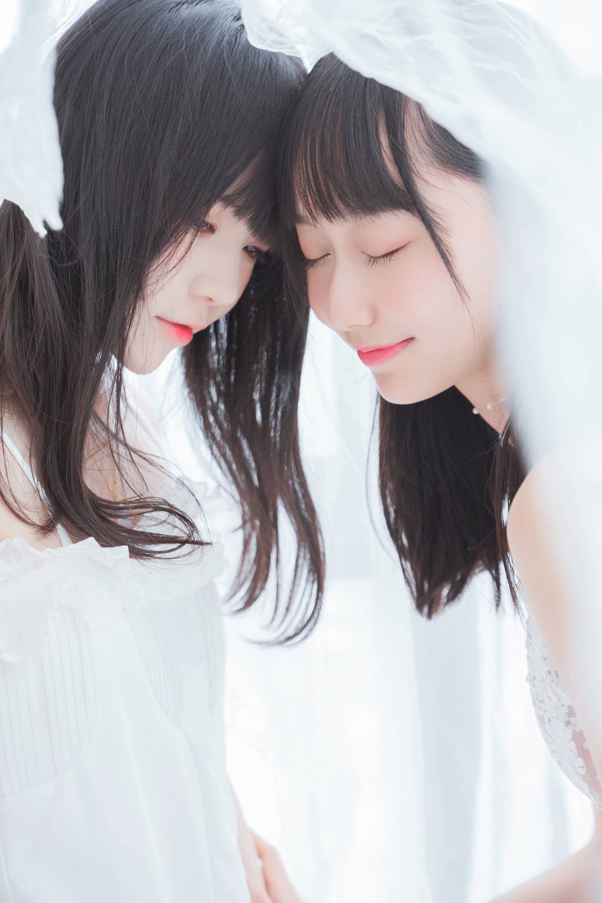 图片[40]-桜桃喵 & 木绵绵OwO –  朝(白裙×白裙) [58P] – 速更版-美库