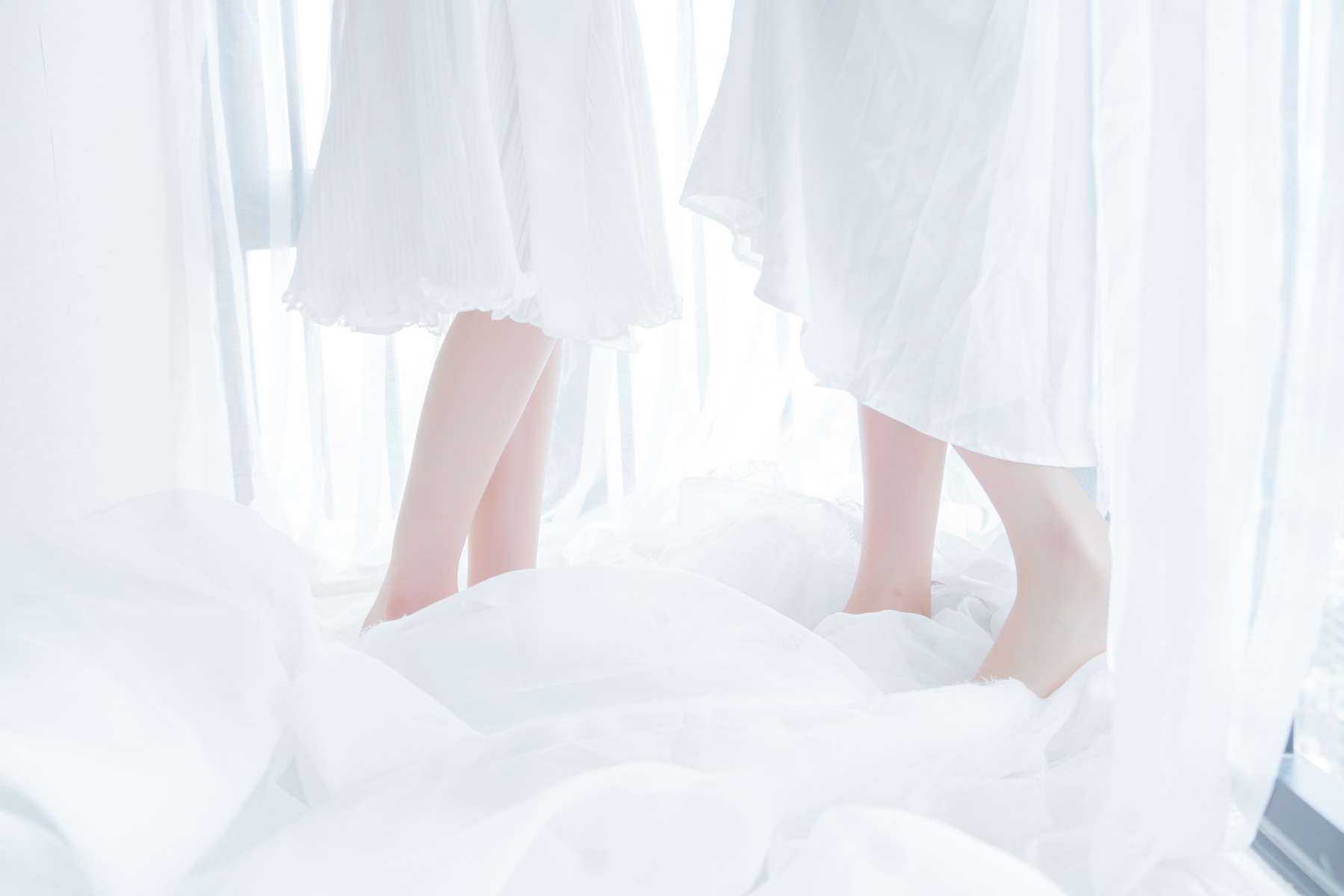 图片[55]-桜桃喵 & 木绵绵OwO –  朝(白裙×白裙) [58P] – 速更版-美库