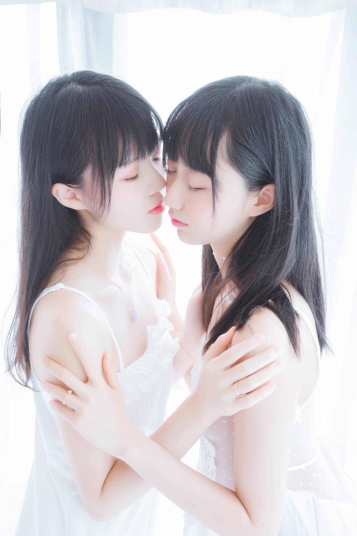 图片[56]-桜桃喵 & 木绵绵OwO –  朝(白裙×白裙) [58P] – 速更版-美库