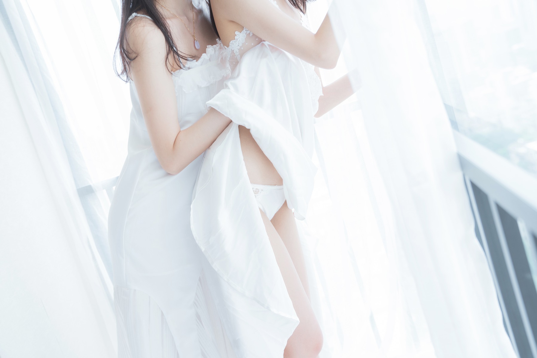 图片[58]-桜桃喵 & 木绵绵OwO –  朝(白裙×白裙) [58P] – 速更版-美库