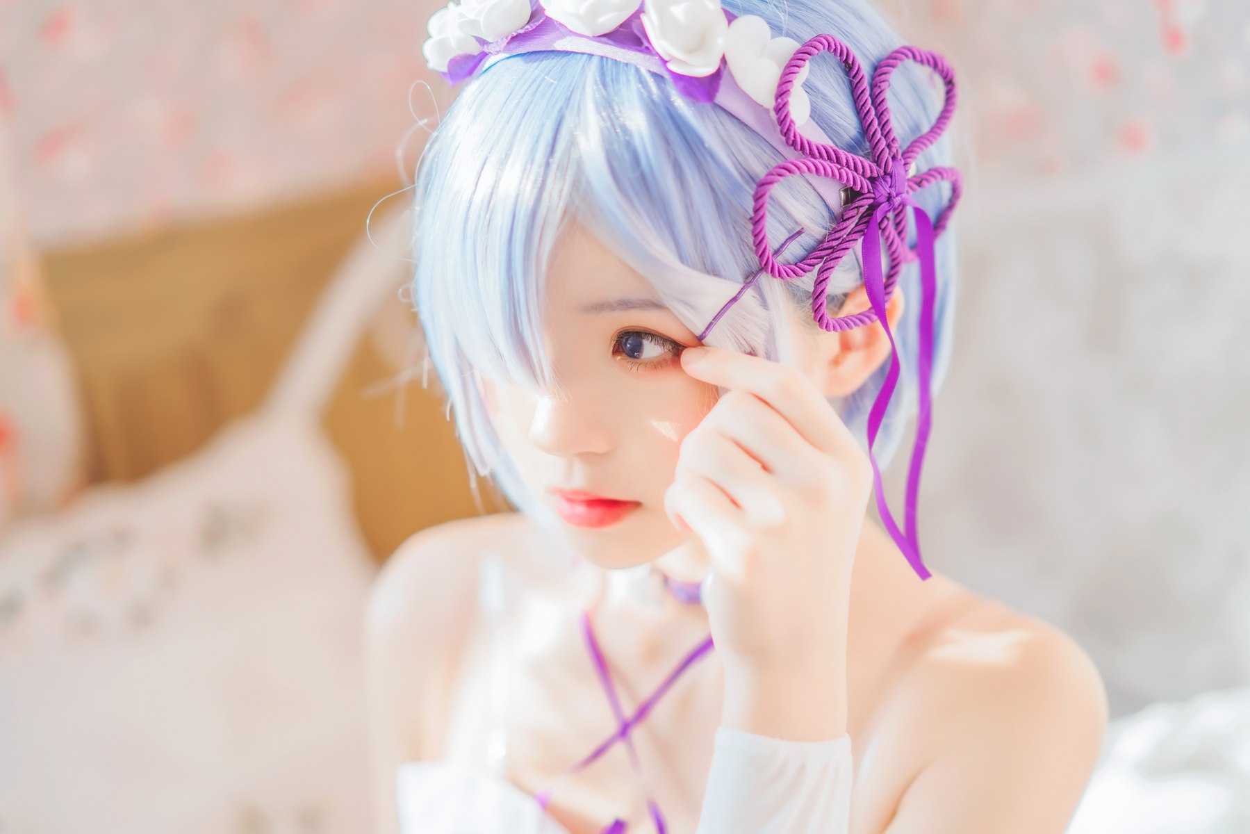 图片[38]-桜桃喵 – 蕾姆小睡裙 [40P] – 速更版-美库