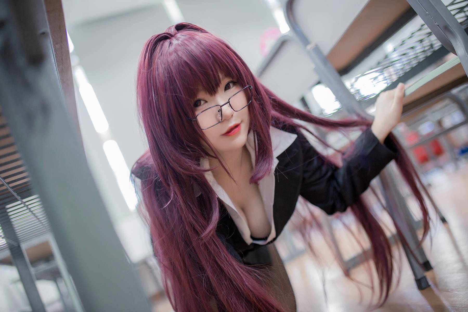 图片[17]-性感人气COSER Yoko宅夏Cos – 斯卡哈教师 [33P] – 速更版-美库