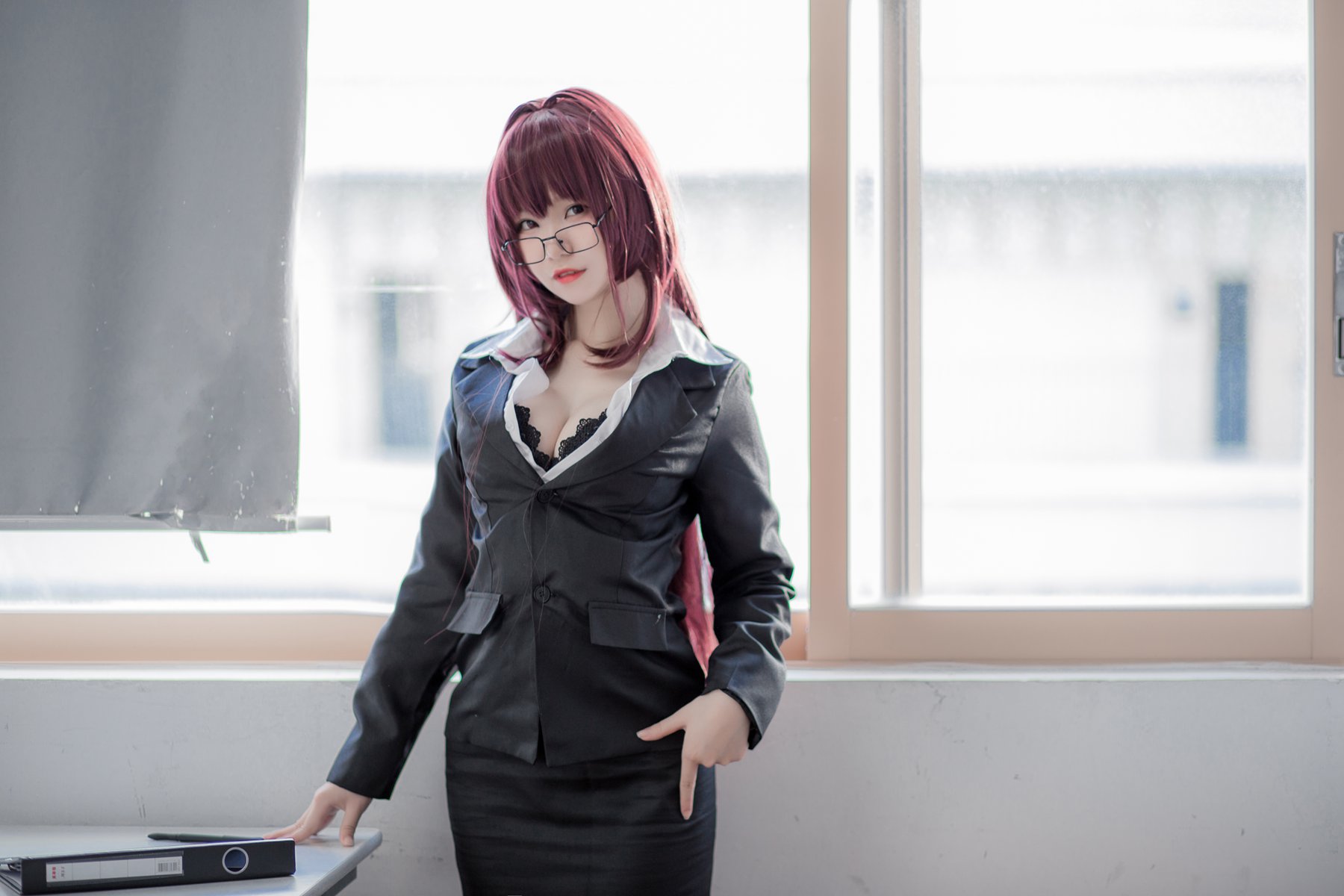 图片[18]-性感人气COSER Yoko宅夏Cos – 斯卡哈教师 [33P] – 速更版-美库