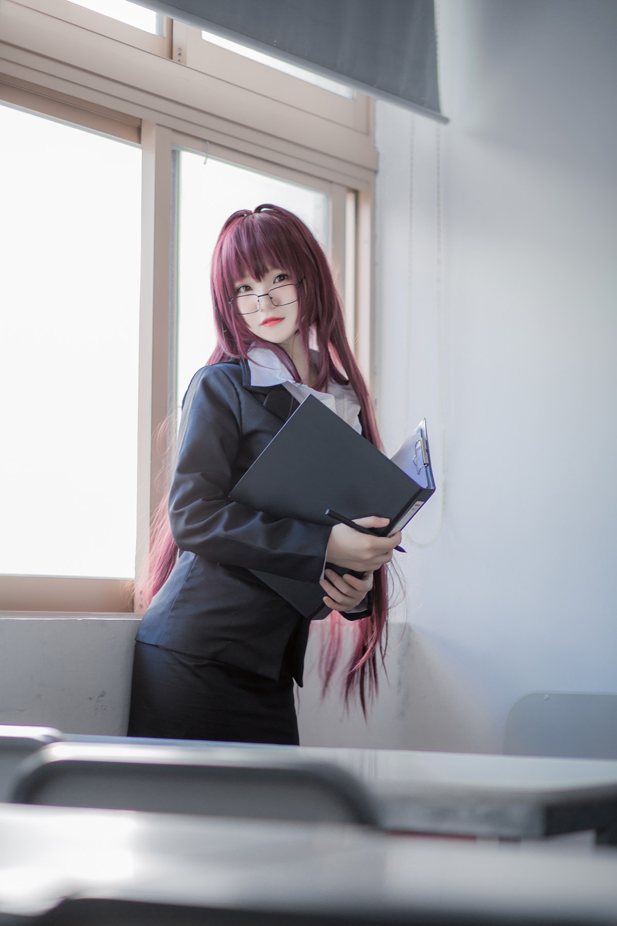 图片[19]-性感人气COSER Yoko宅夏Cos – 斯卡哈教师 [33P] – 速更版-美库