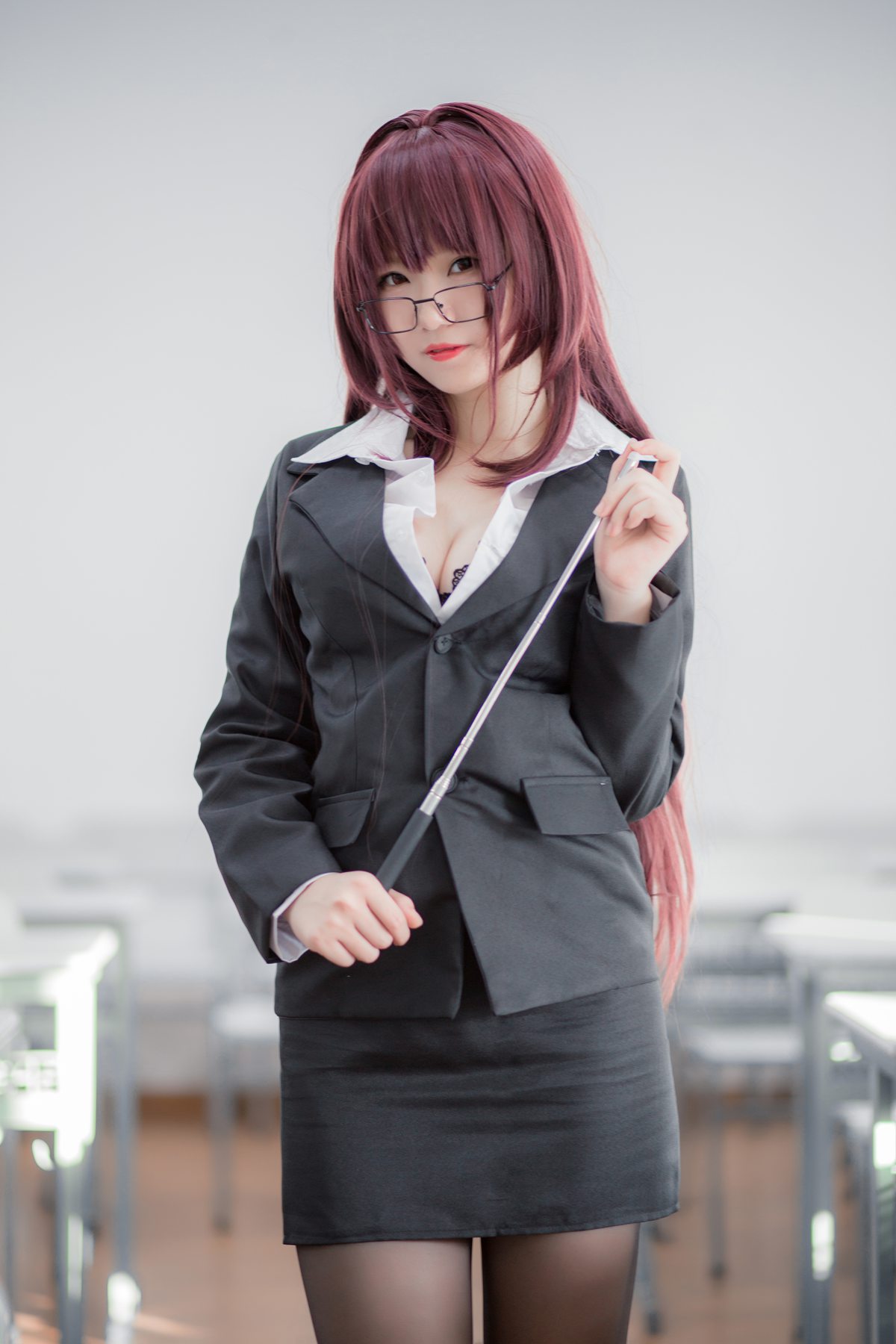 图片[21]-性感人气COSER Yoko宅夏Cos – 斯卡哈教师 [33P] – 速更版-美库
