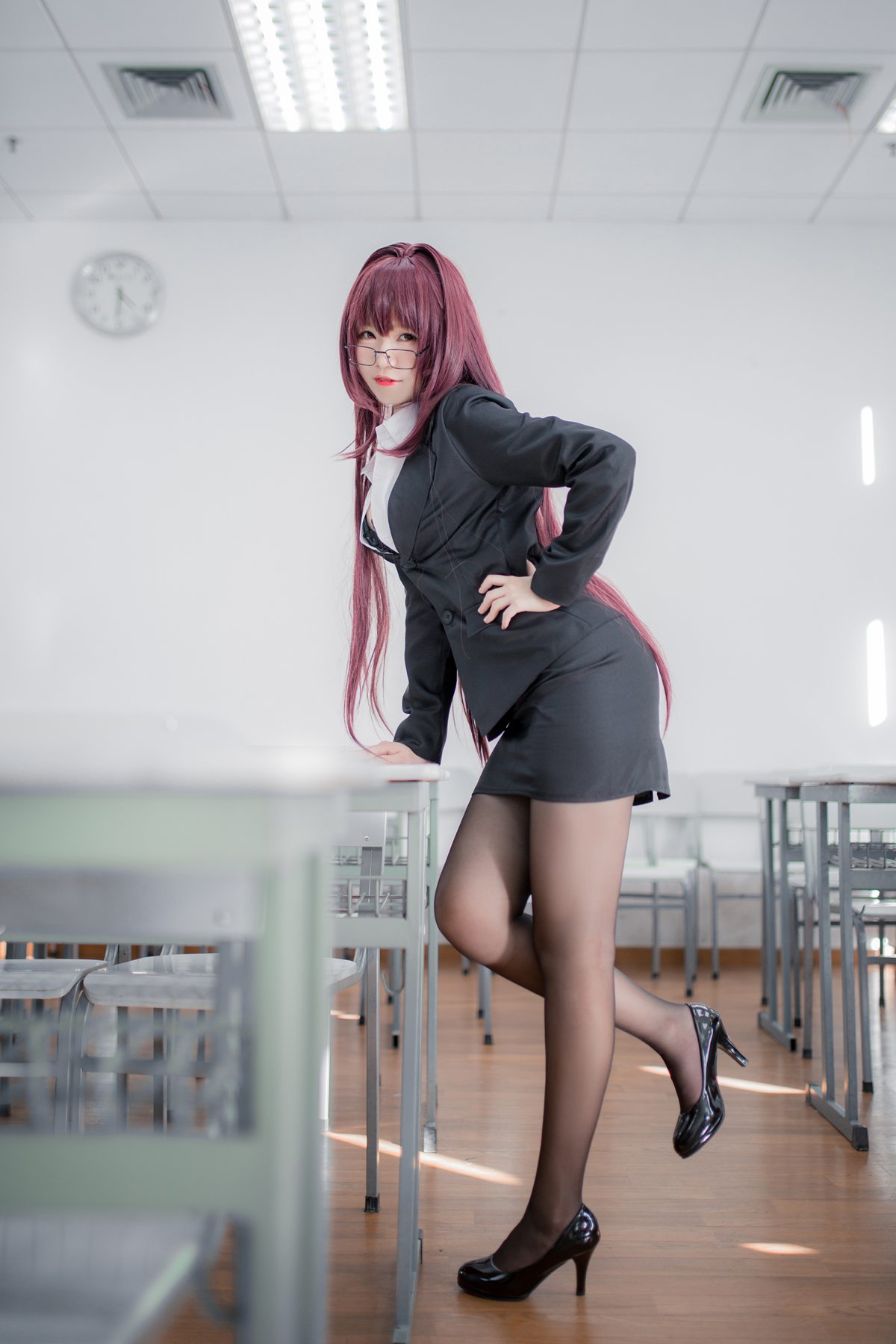 图片[23]-性感人气COSER Yoko宅夏Cos – 斯卡哈教师 [33P] – 速更版-美库