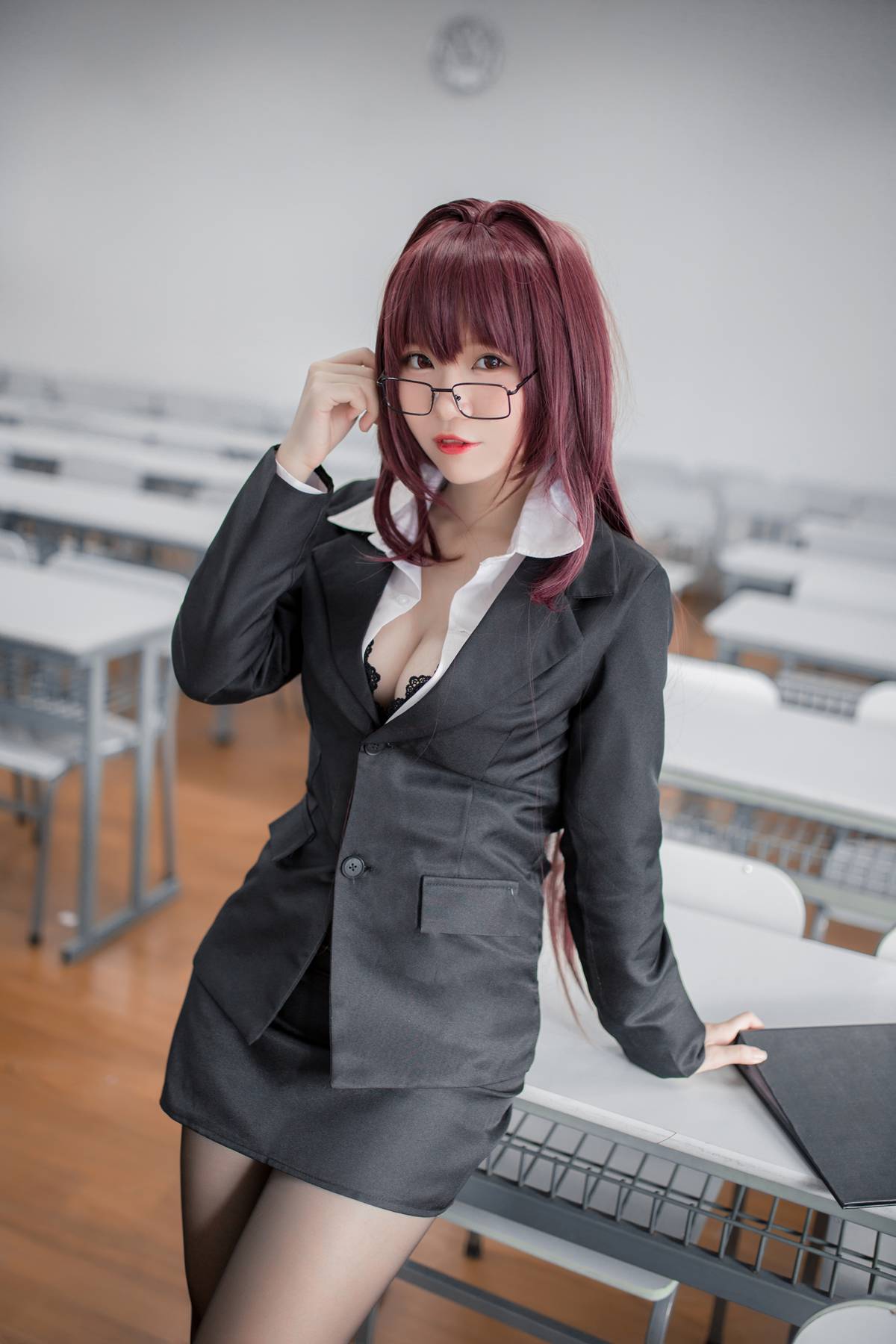 图片[24]-性感人气COSER Yoko宅夏Cos – 斯卡哈教师 [33P] – 速更版-美库