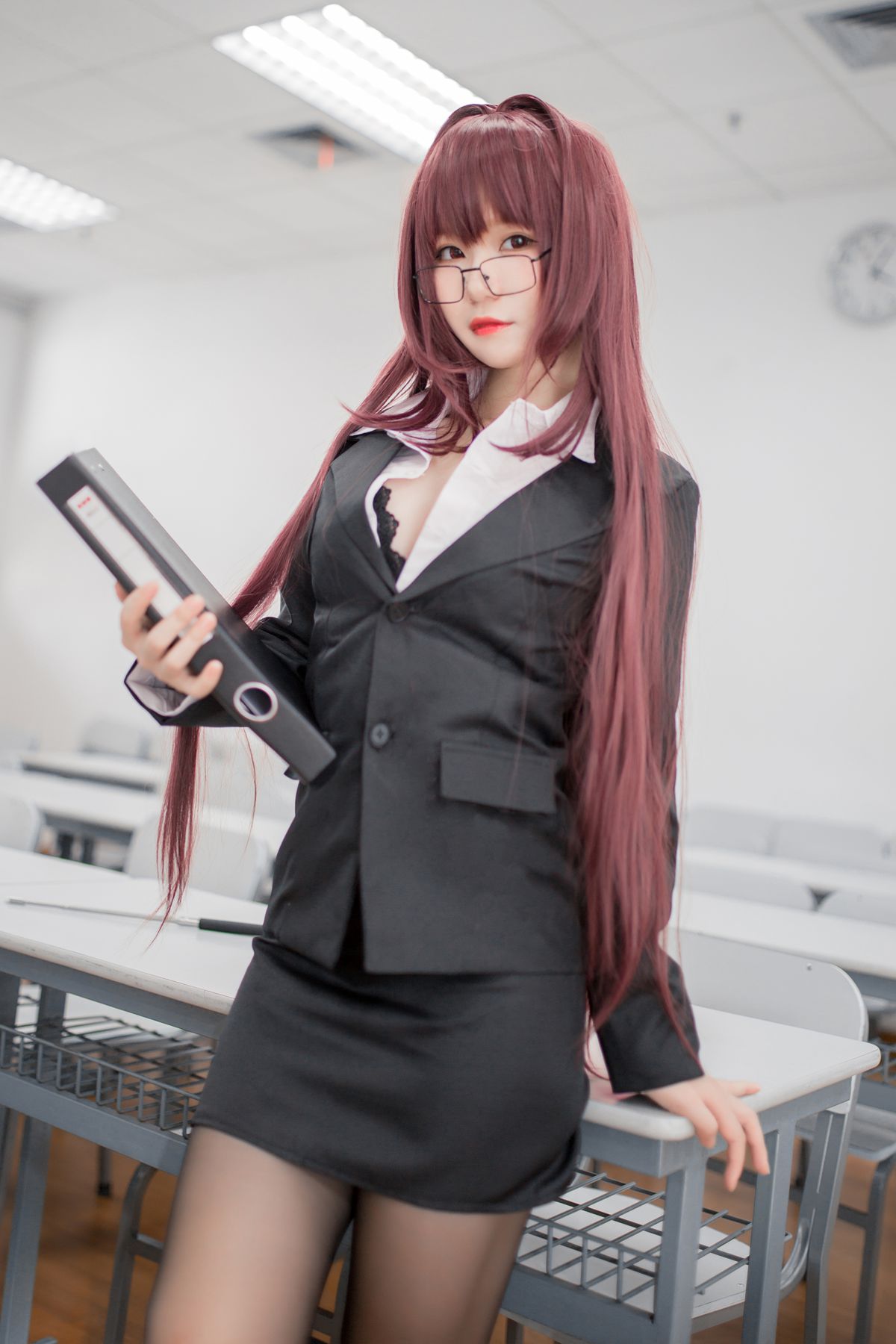 图片[27]-性感人气COSER Yoko宅夏Cos – 斯卡哈教师 [33P] – 速更版-美库
