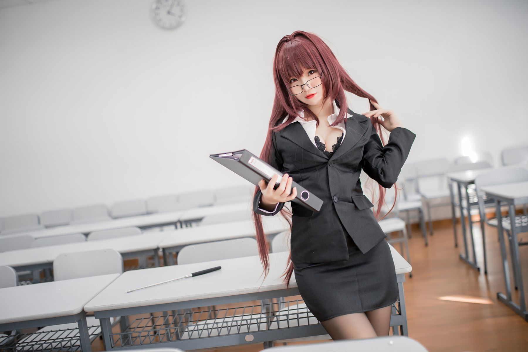 图片[28]-性感人气COSER Yoko宅夏Cos – 斯卡哈教师 [33P] – 速更版-美库
