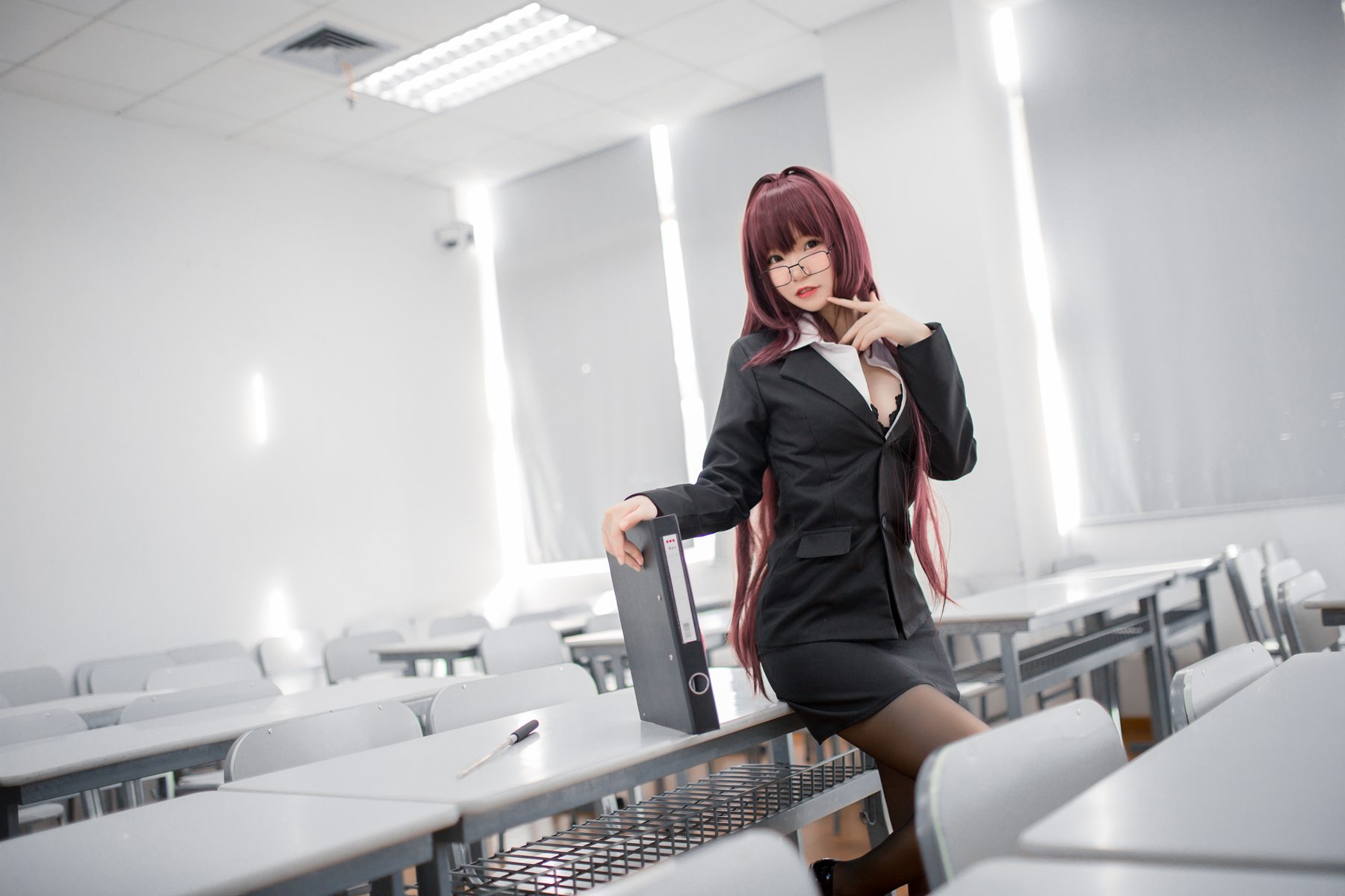 图片[29]-性感人气COSER Yoko宅夏Cos – 斯卡哈教师 [33P] – 速更版-美库