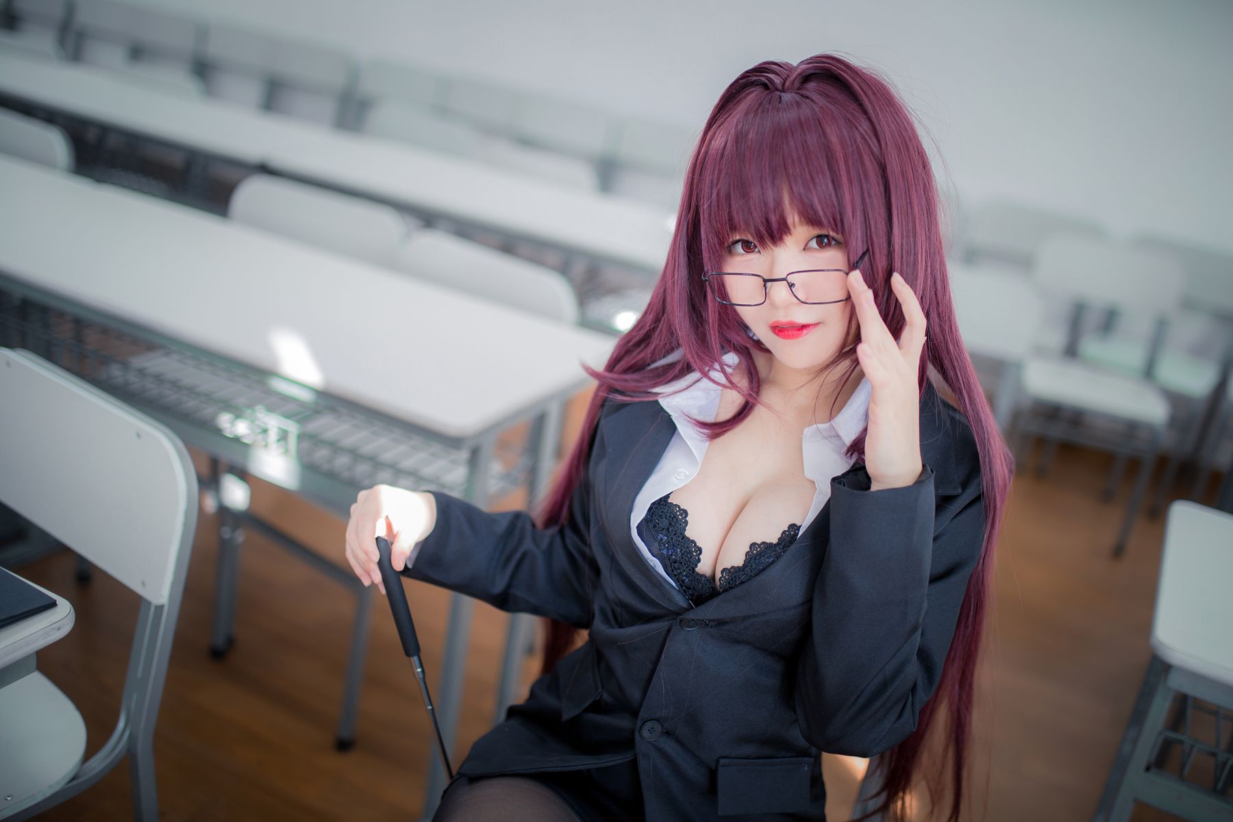 图片[32]-性感人气COSER Yoko宅夏Cos – 斯卡哈教师 [33P] – 速更版-美库