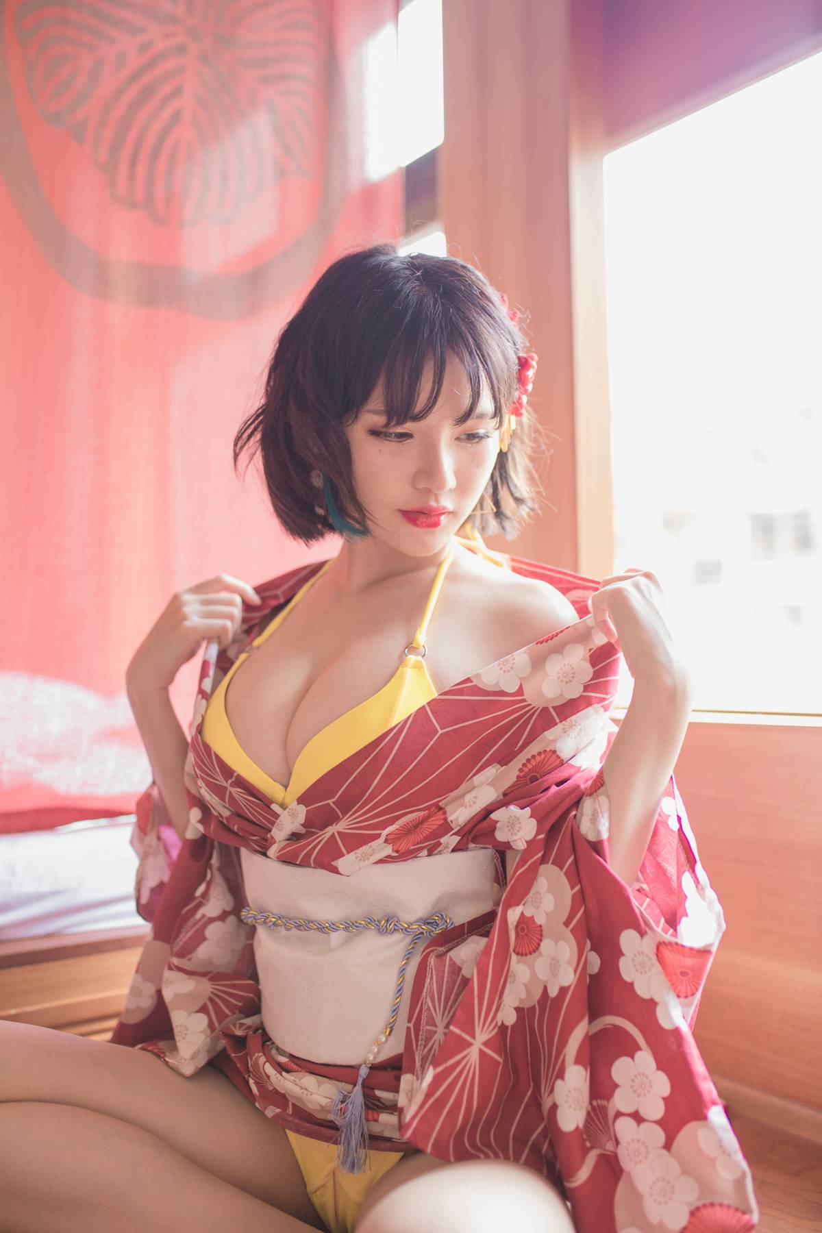 图片[26]-性感人气COSER Yoko宅夏Cos – 妹汤物语(和服) [53P] – 速更版-美库