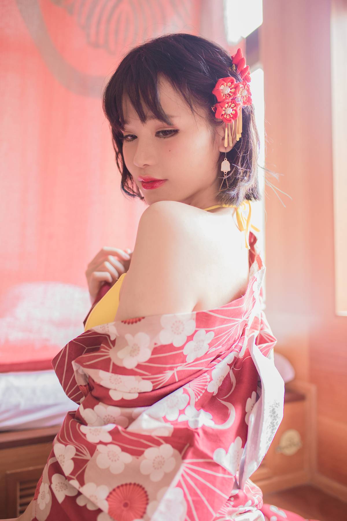 图片[27]-性感人气COSER Yoko宅夏Cos – 妹汤物语(和服) [53P] – 速更版-美库