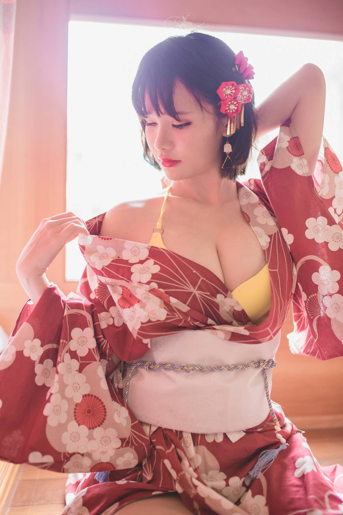 图片[30]-性感人气COSER Yoko宅夏Cos – 妹汤物语(和服) [53P] – 速更版-美库